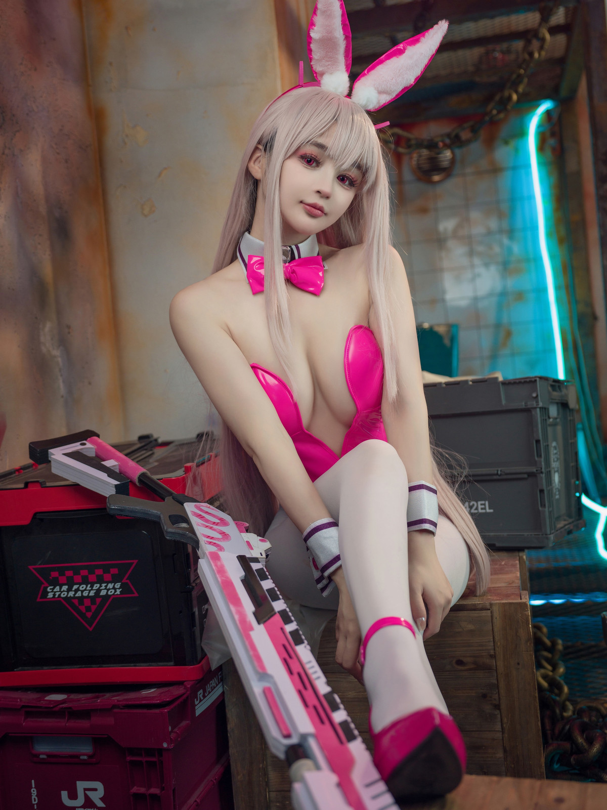 Cosplay 桜井宁宁 Viper Bunny 毒蛇兔女郎(35)