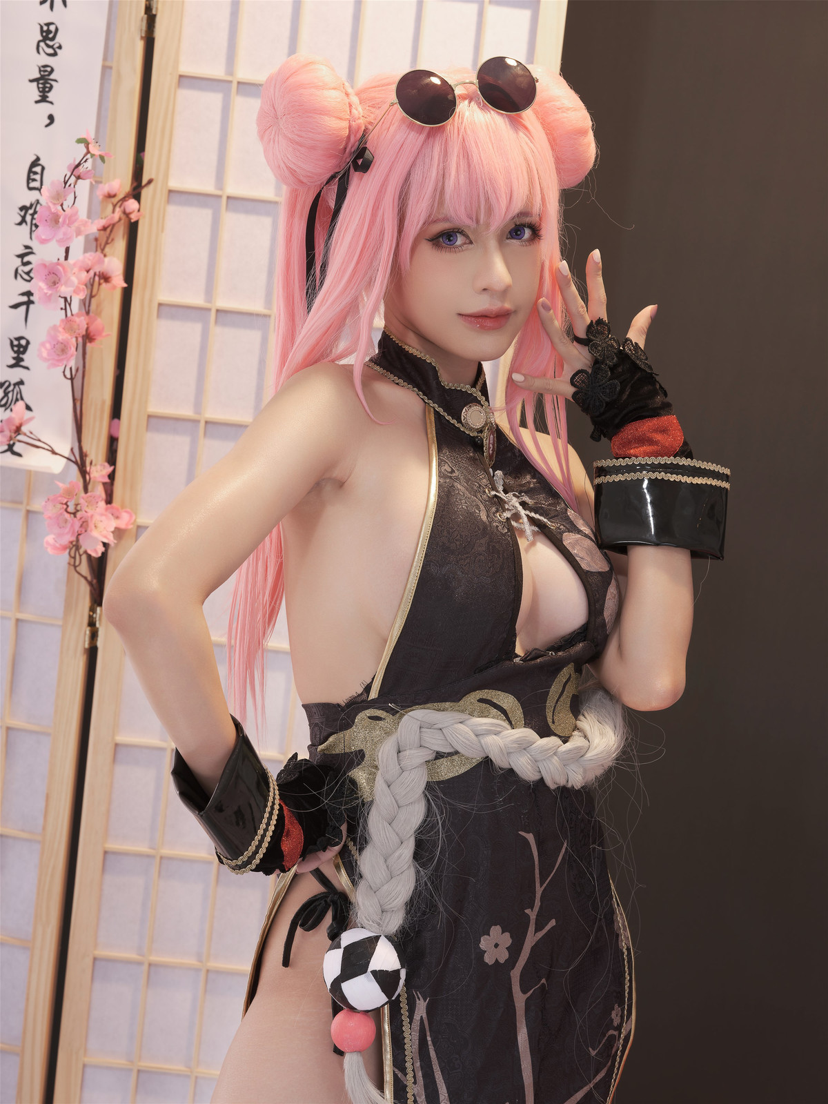 Cosplay PingPing平平 Bremerton KungFu Qipao(8)