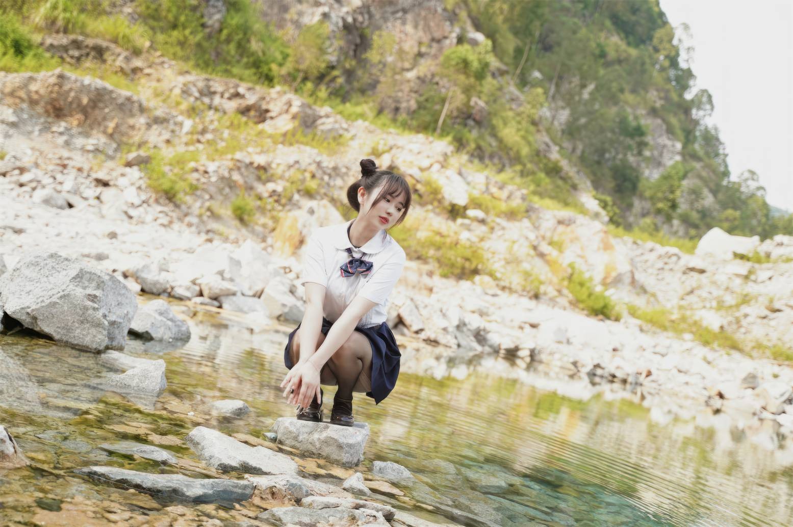 Tina很妖孽呀 小溪体操服死库水JK(35)