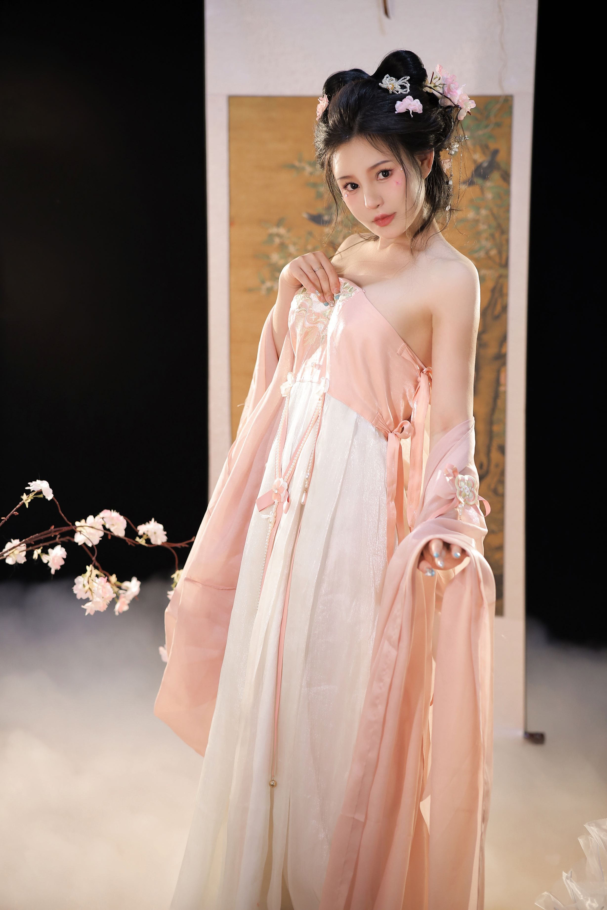 桃暖酱 2月 汉服古风（入梦）(15)