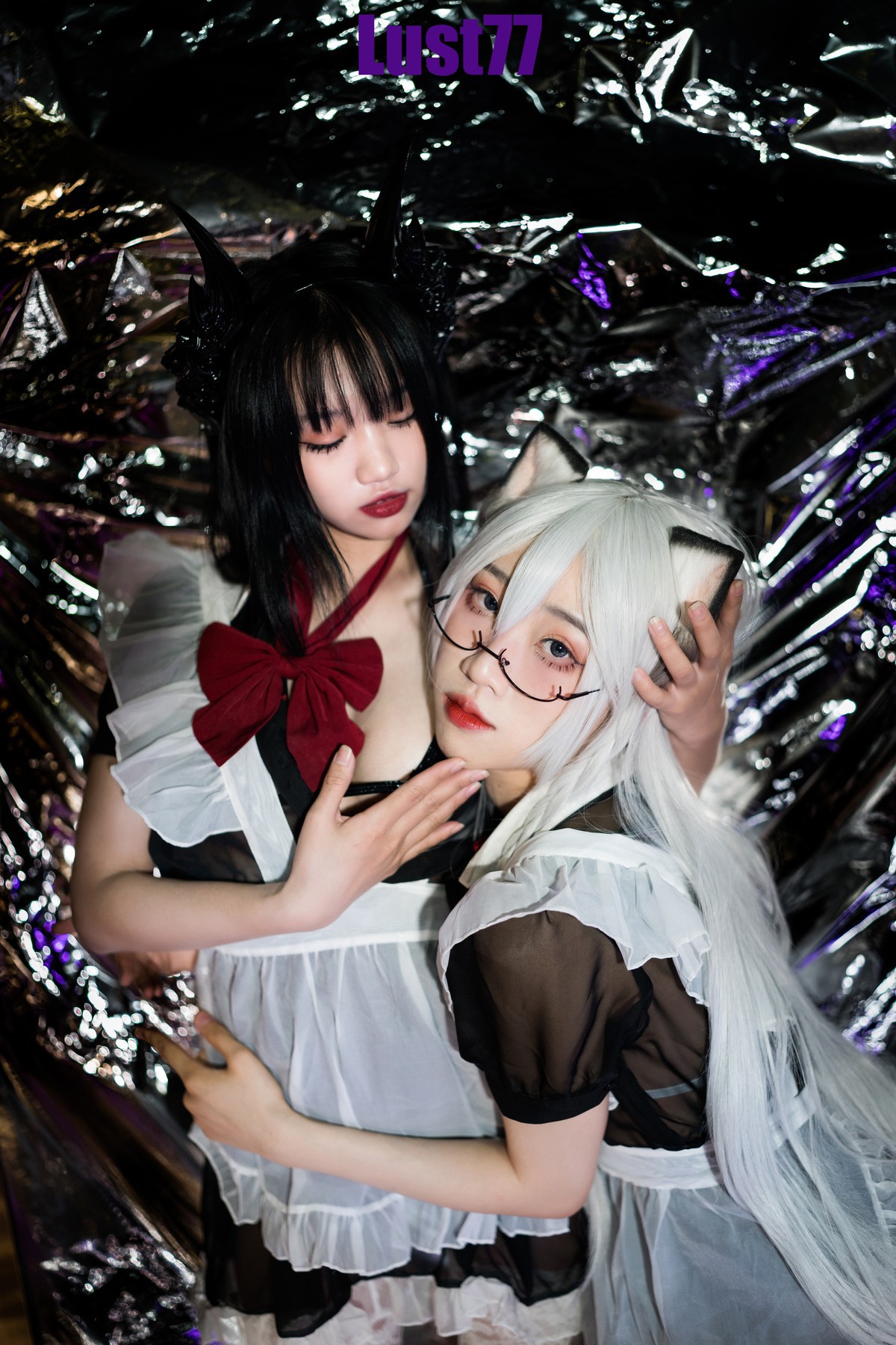 Cosplay 柒柒要乖哦 女仆の惩戒课 Set.01(49)