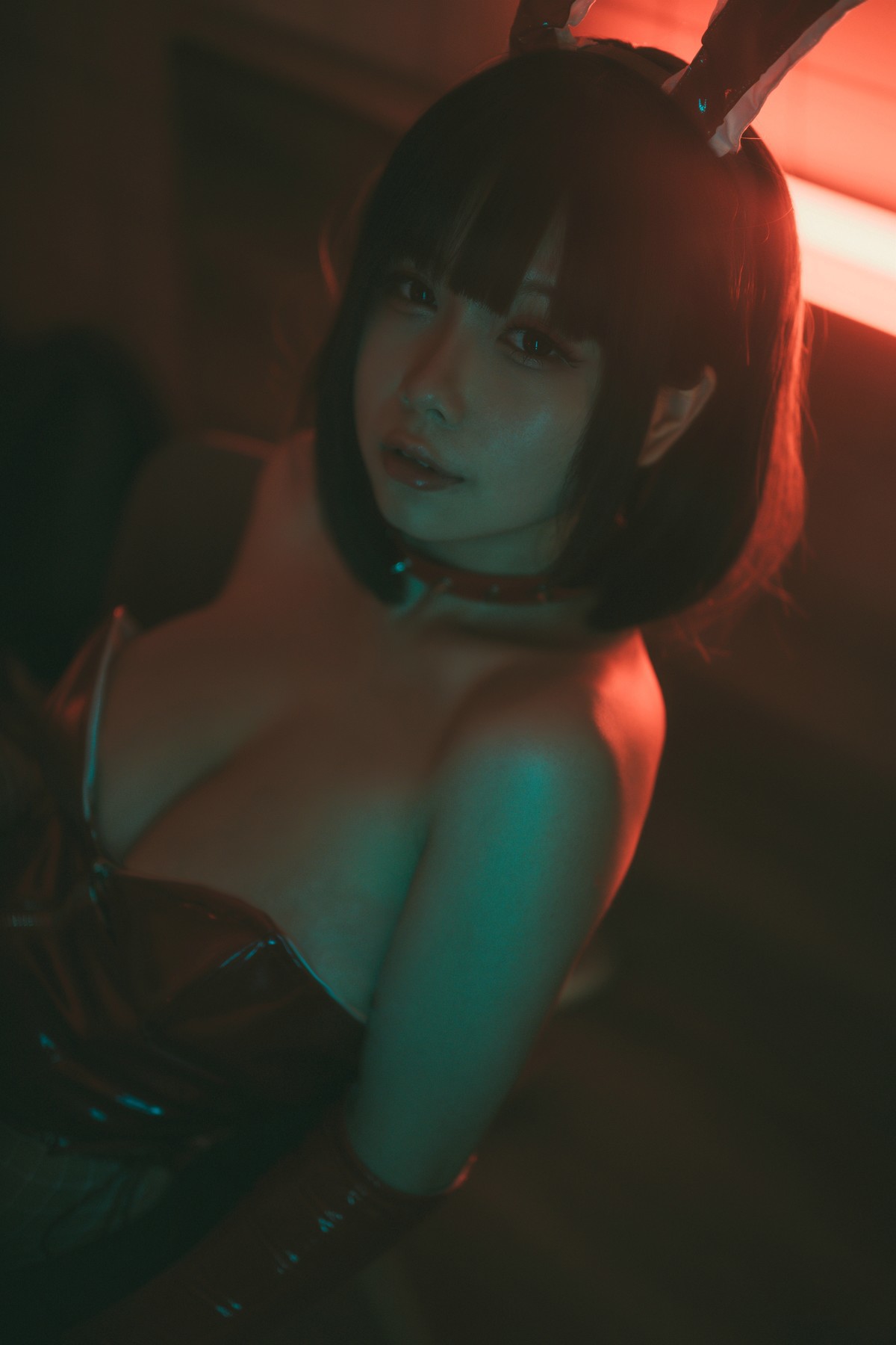 Cosplay 末夜787 红色兔女郎(22)