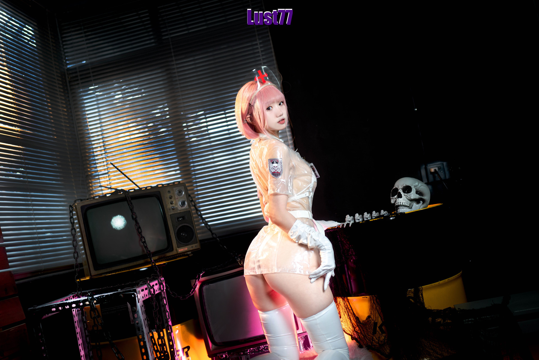 Cosplay 柒柒不可爱 夜勤护士 Set.01(20)