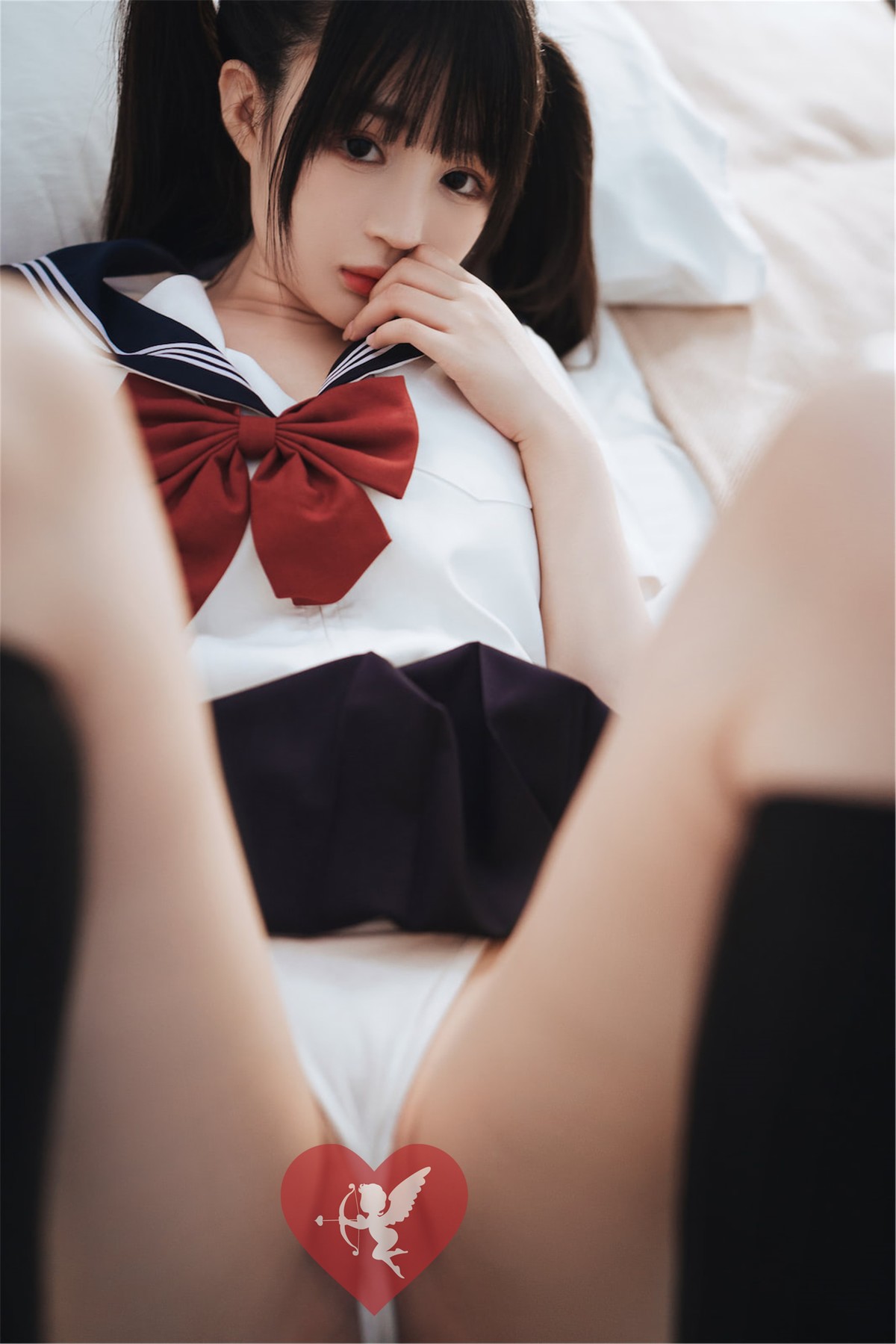 Cosplay 桜井宁宁 双马尾JK(18)