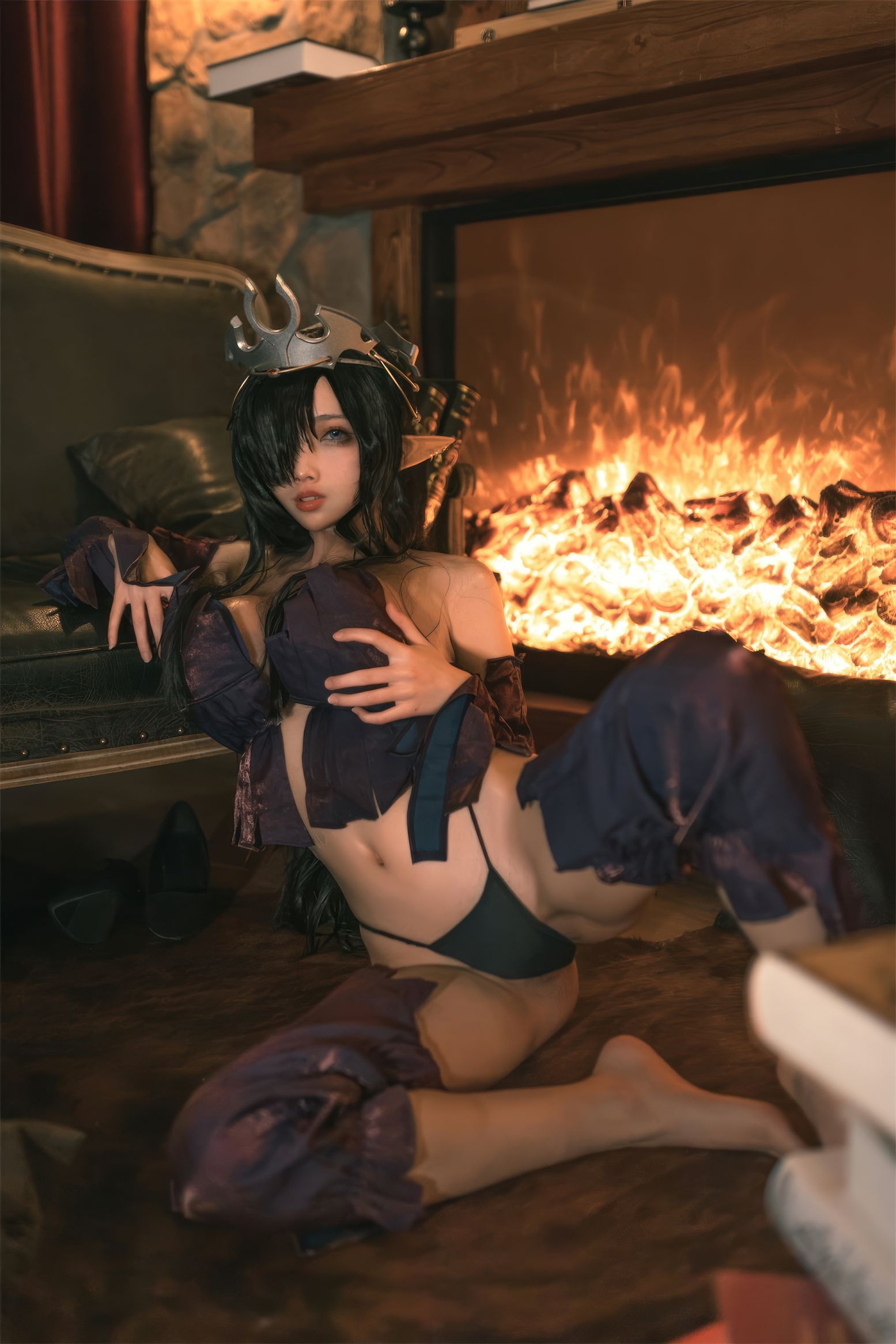 杏仁曲奇 黑兽 精灵女王(33)