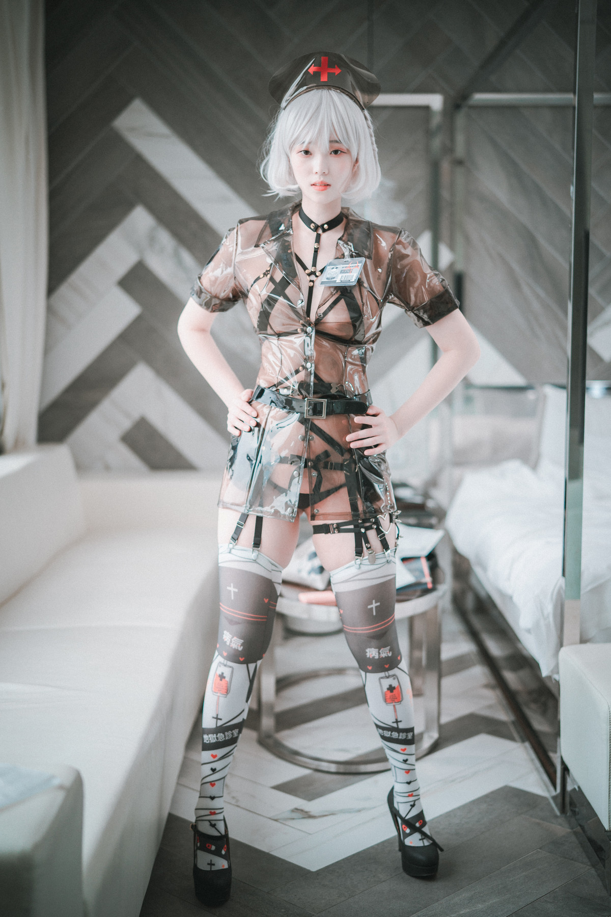 Bambi 밤비, [DJAWA] Nurse Nation (Black ver) Set.01(23)