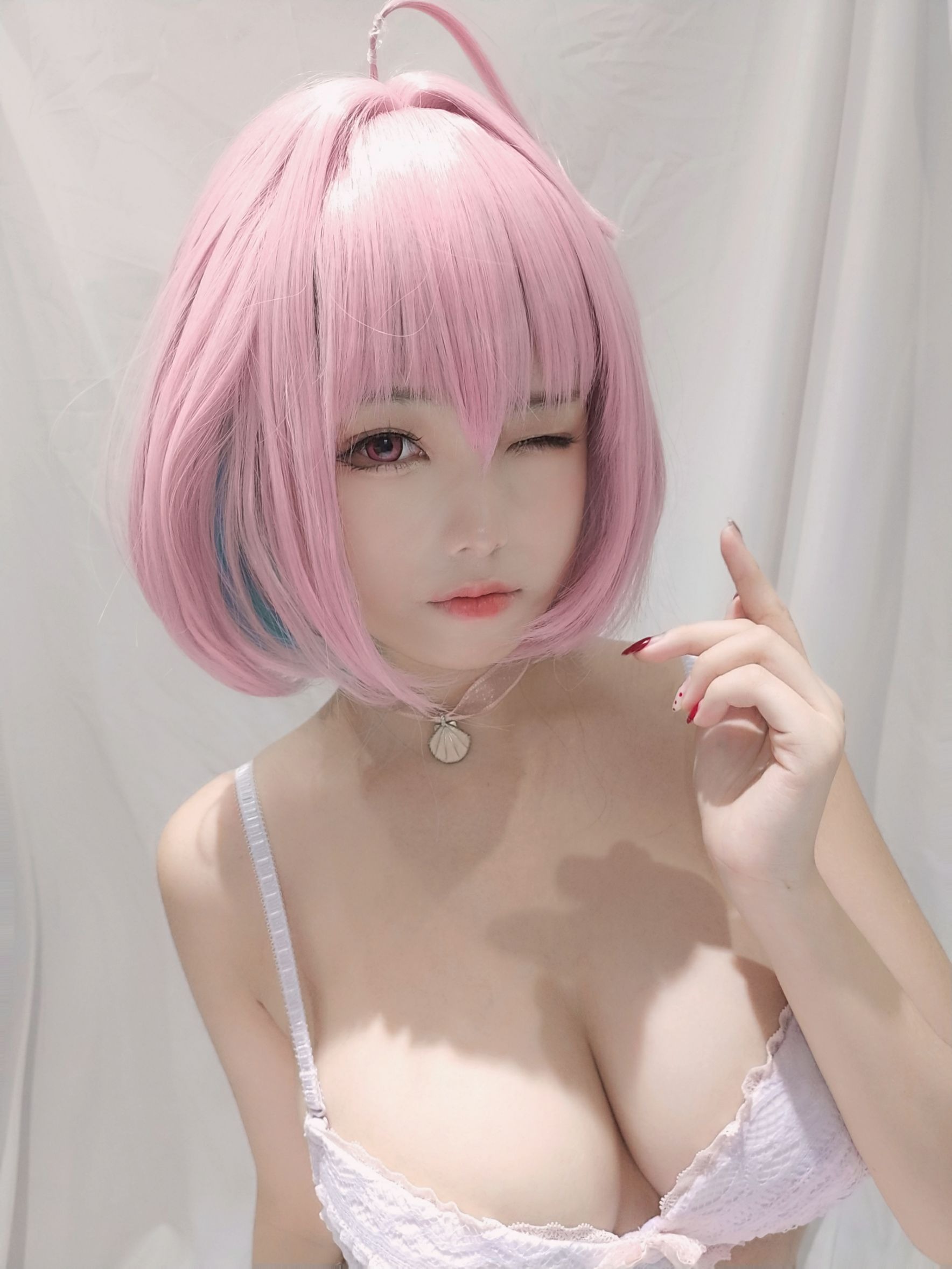 蜜汁猫裘- FLJ 粉红骚女孩(26)