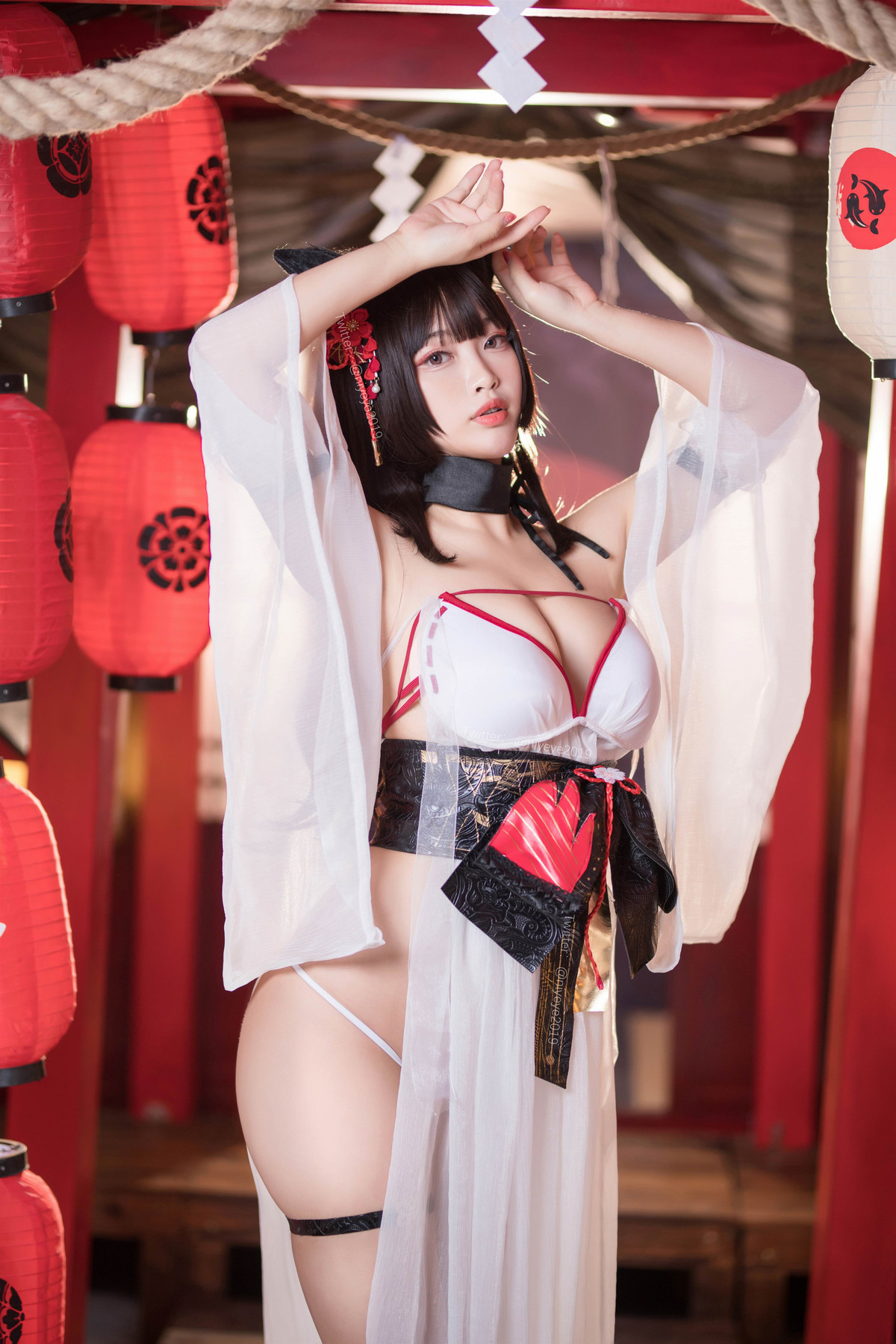 萌系小姐姐 白烨 湿身泳装(31)