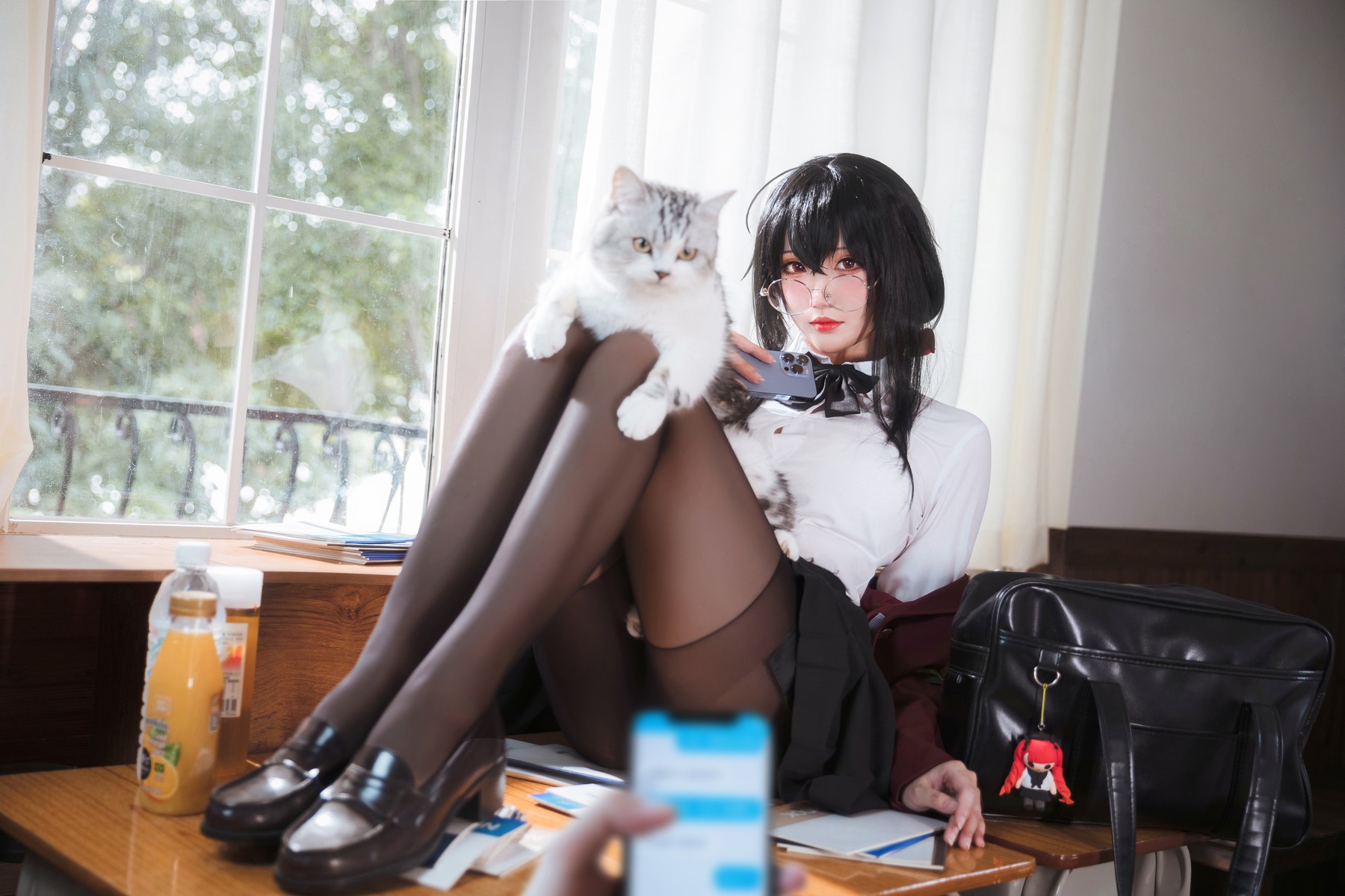Cosplay 瓜希酱 大凤JK(1)