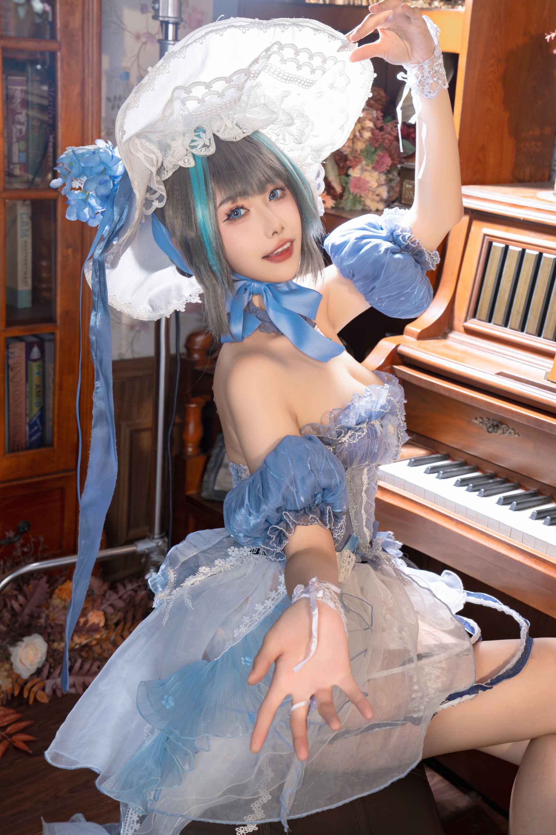 Momoko葵葵 柴郡本 礼服+旗袍 [70P-690MB](28)