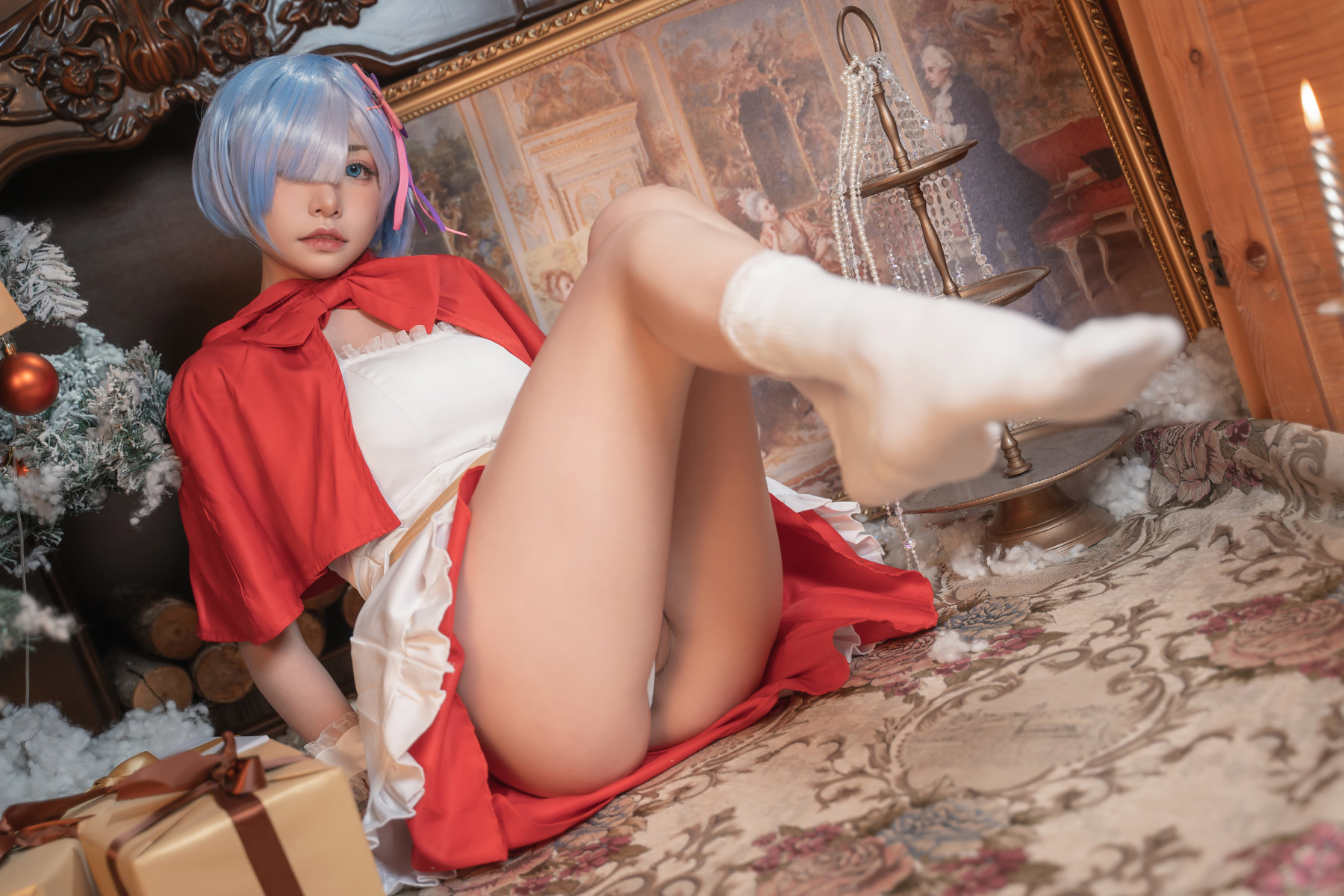 爆机少女喵小吉 Cosplay 雷姆(15)