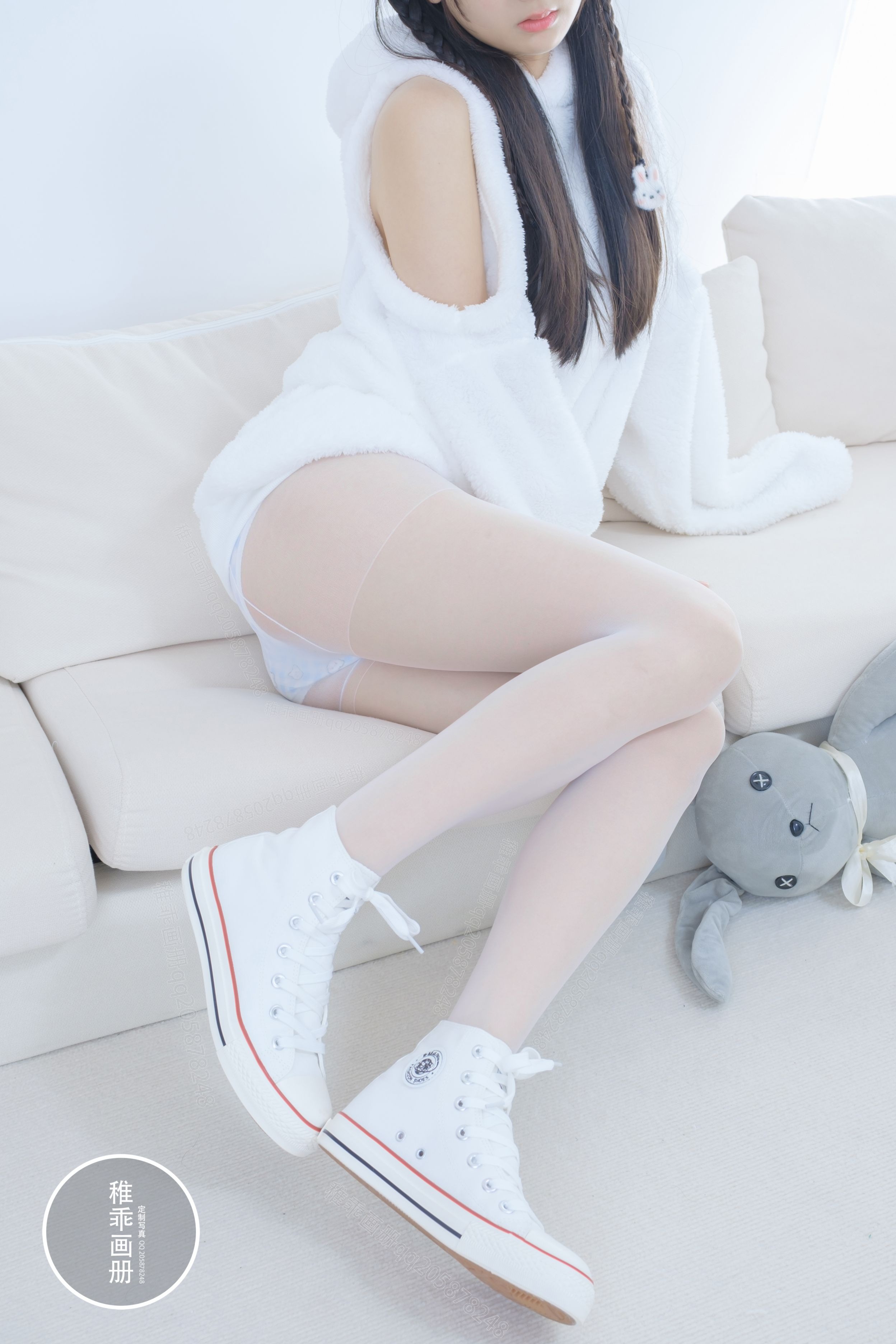 稚乖画册 晴空10 夜夜 白丝双马尾 [80P1V-1.85GB](80)
