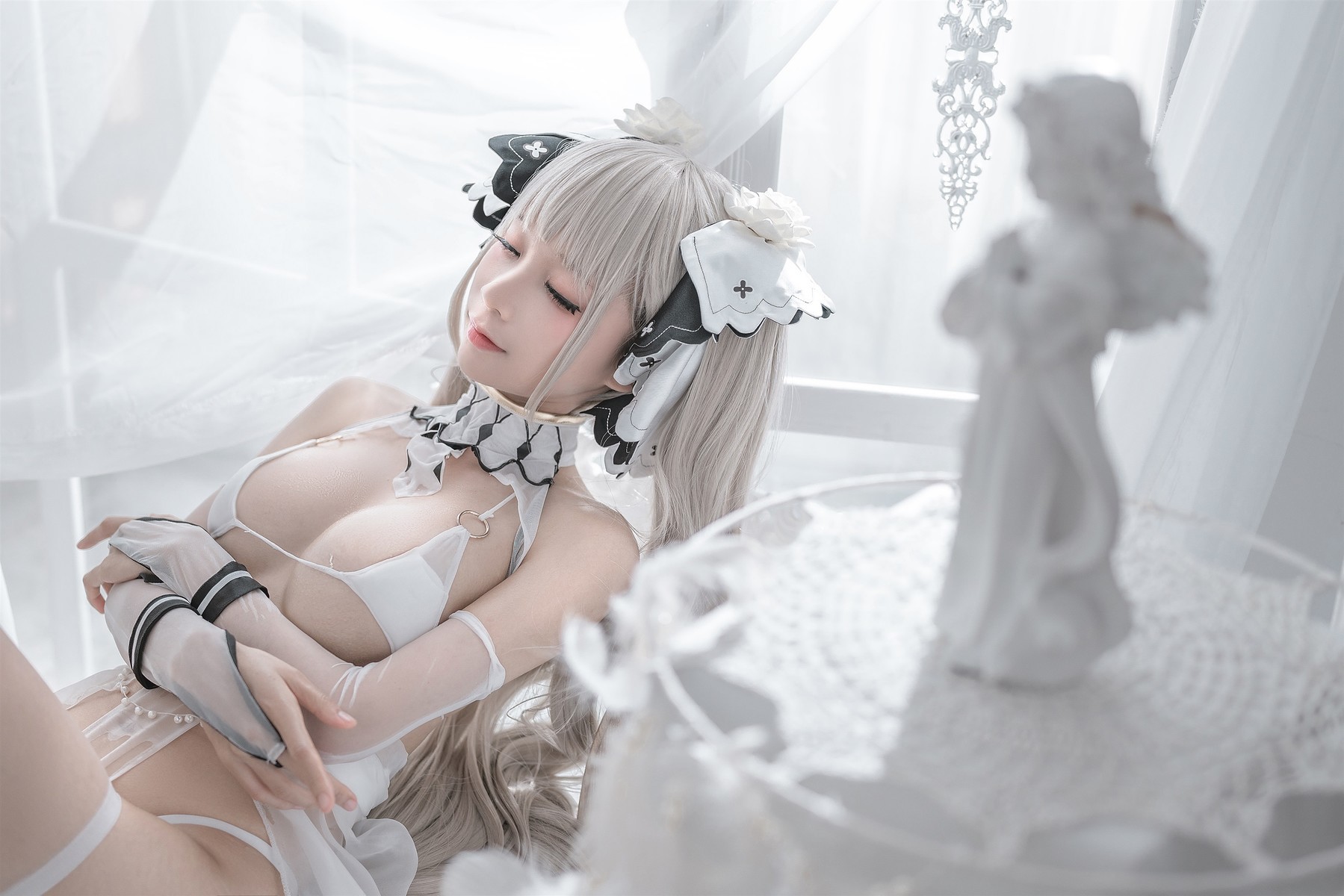 蠢沫沫 Cosplay 可畏婚纱(29)