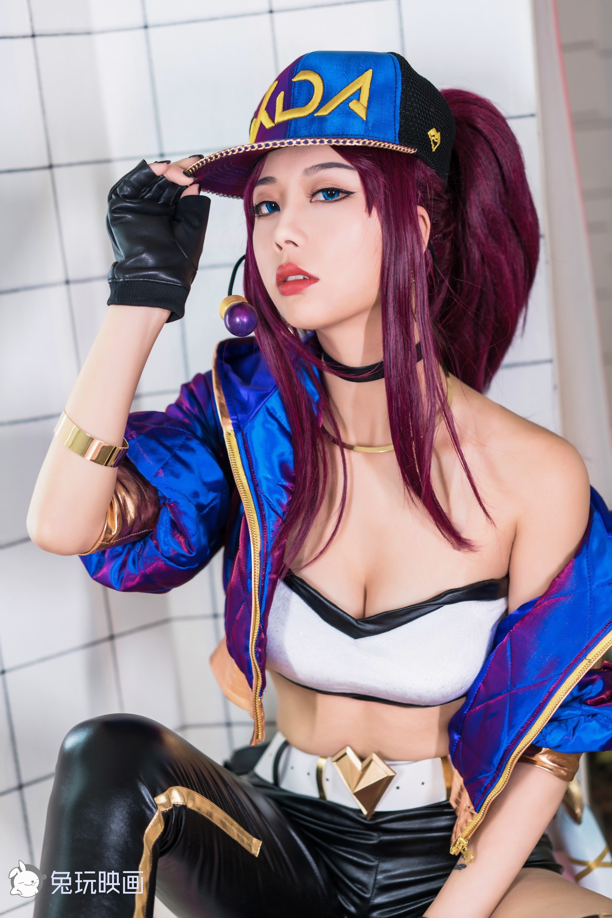 Cosplay 兔玩映画 KDA阿卡丽(22)