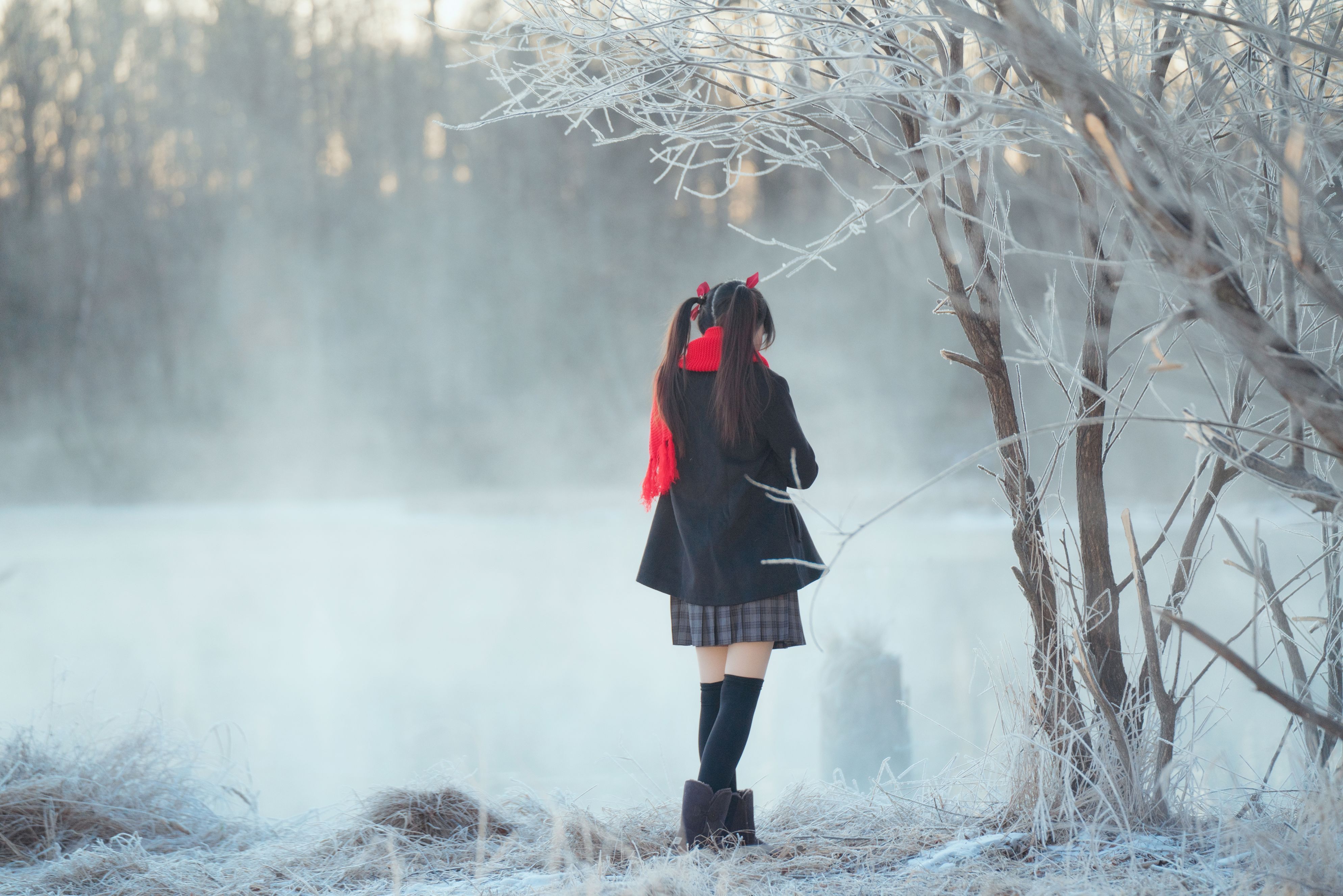 桜桃喵 2023年12月 雾凇+融雪 24p（3月1打赏群资源）(6)
