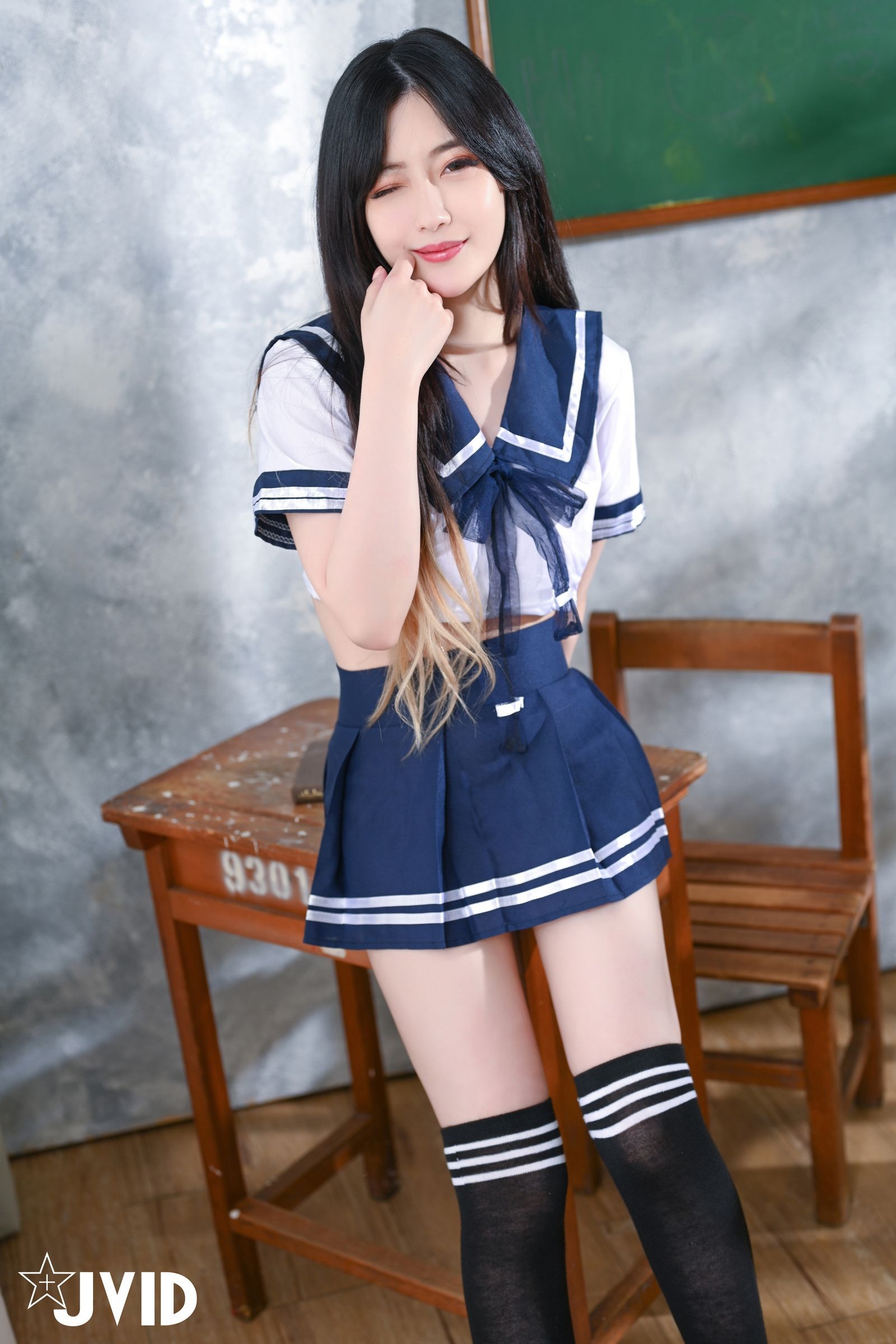 璃奈酱-极品学生妹全裸课堂[161P](34)