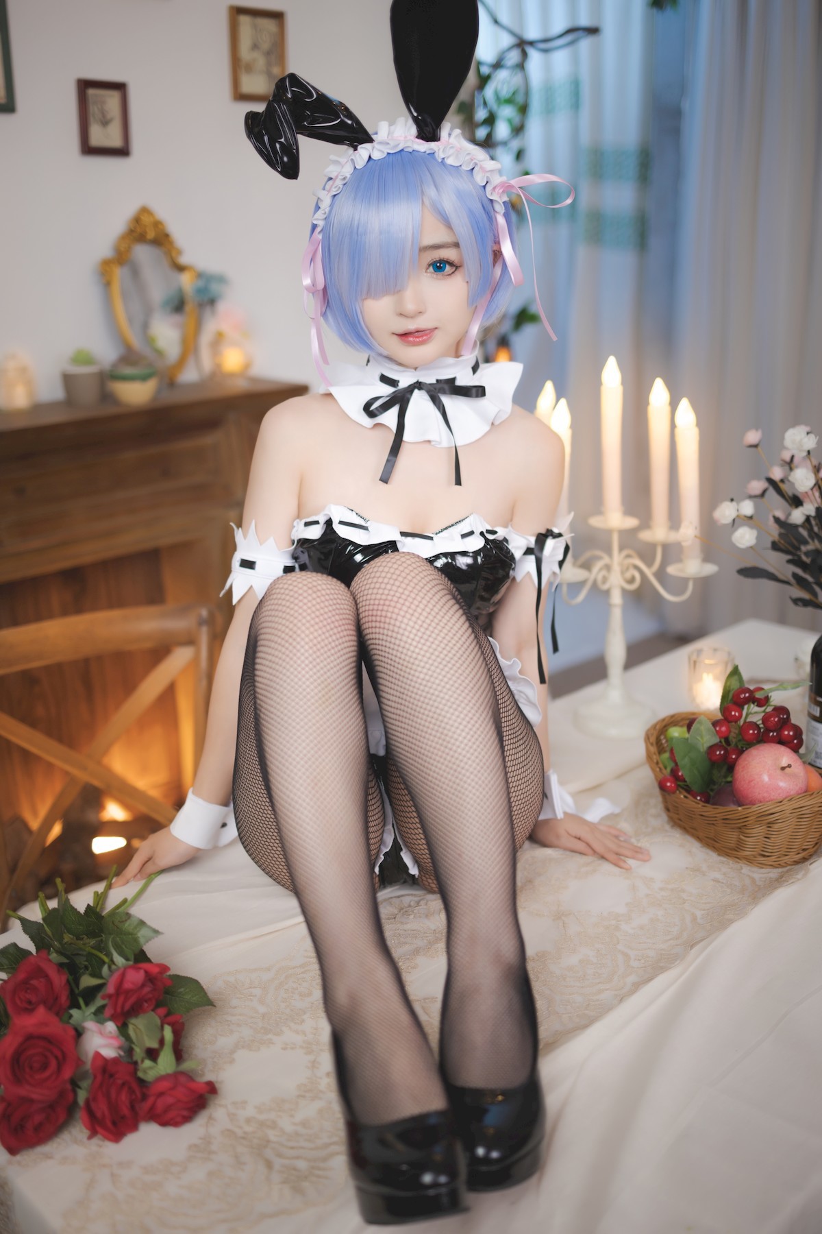 转载 Cosplay 蕾姆兔女郎(7)