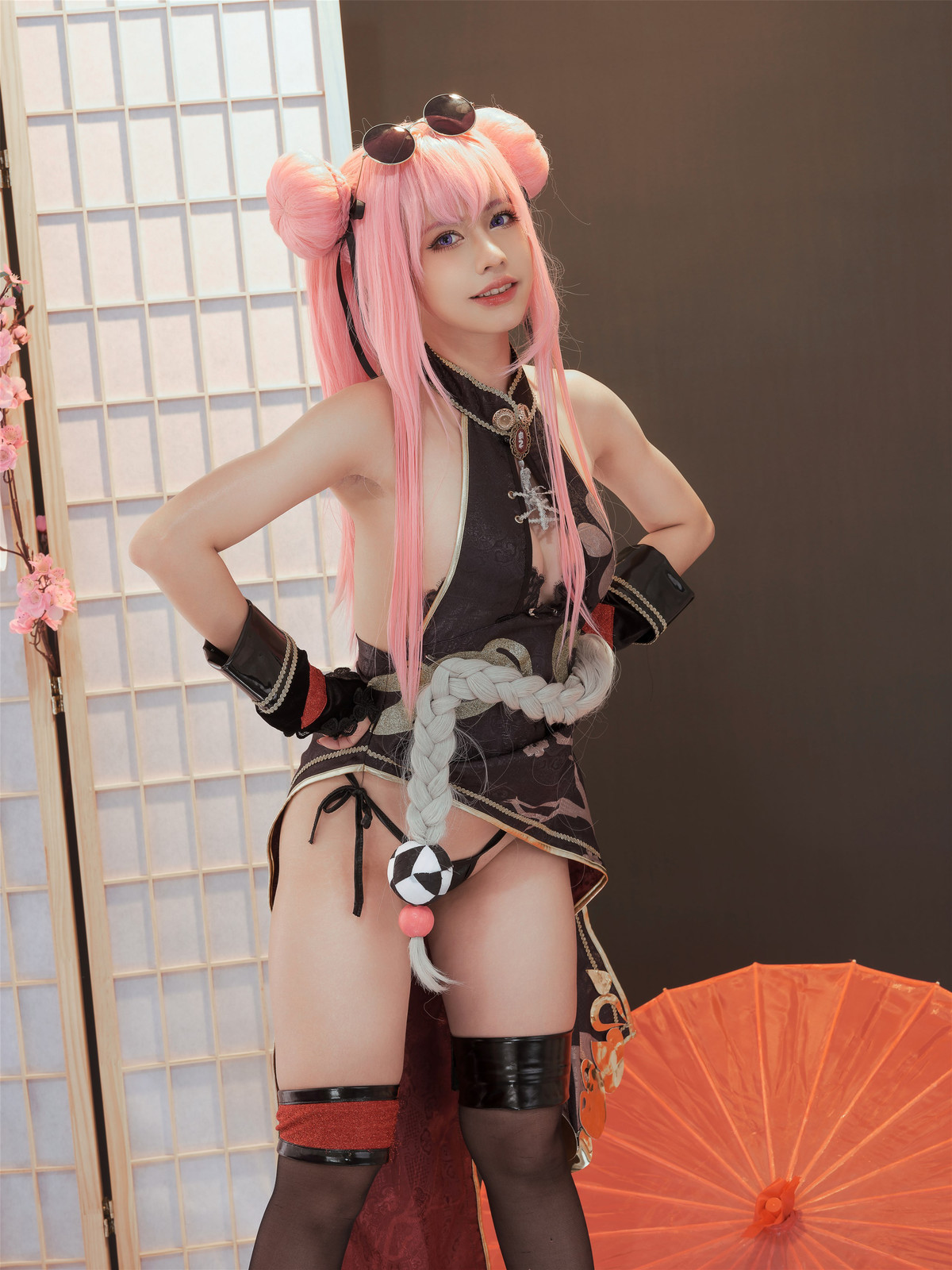 Cosplay PingPing平平 Bremerton KungFu Qipao(3)