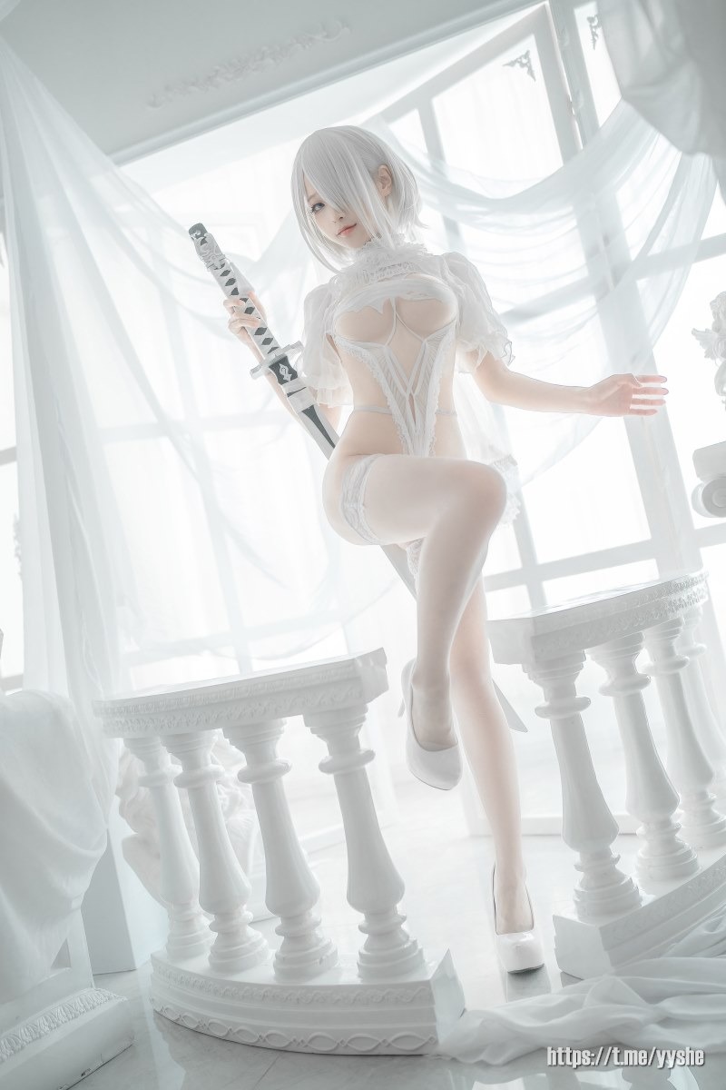 蠢沫沫 - 2B 白婚纱 [59P](33)