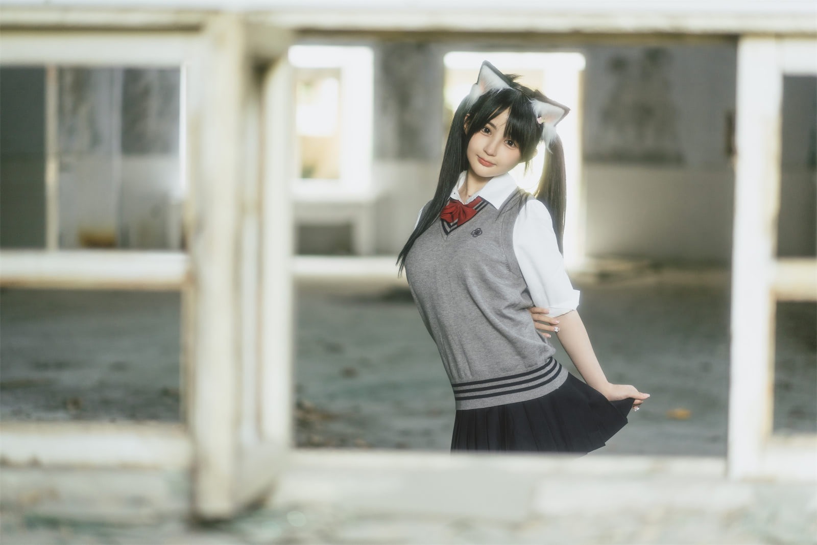 桜井宁宁 废墟jk(18)