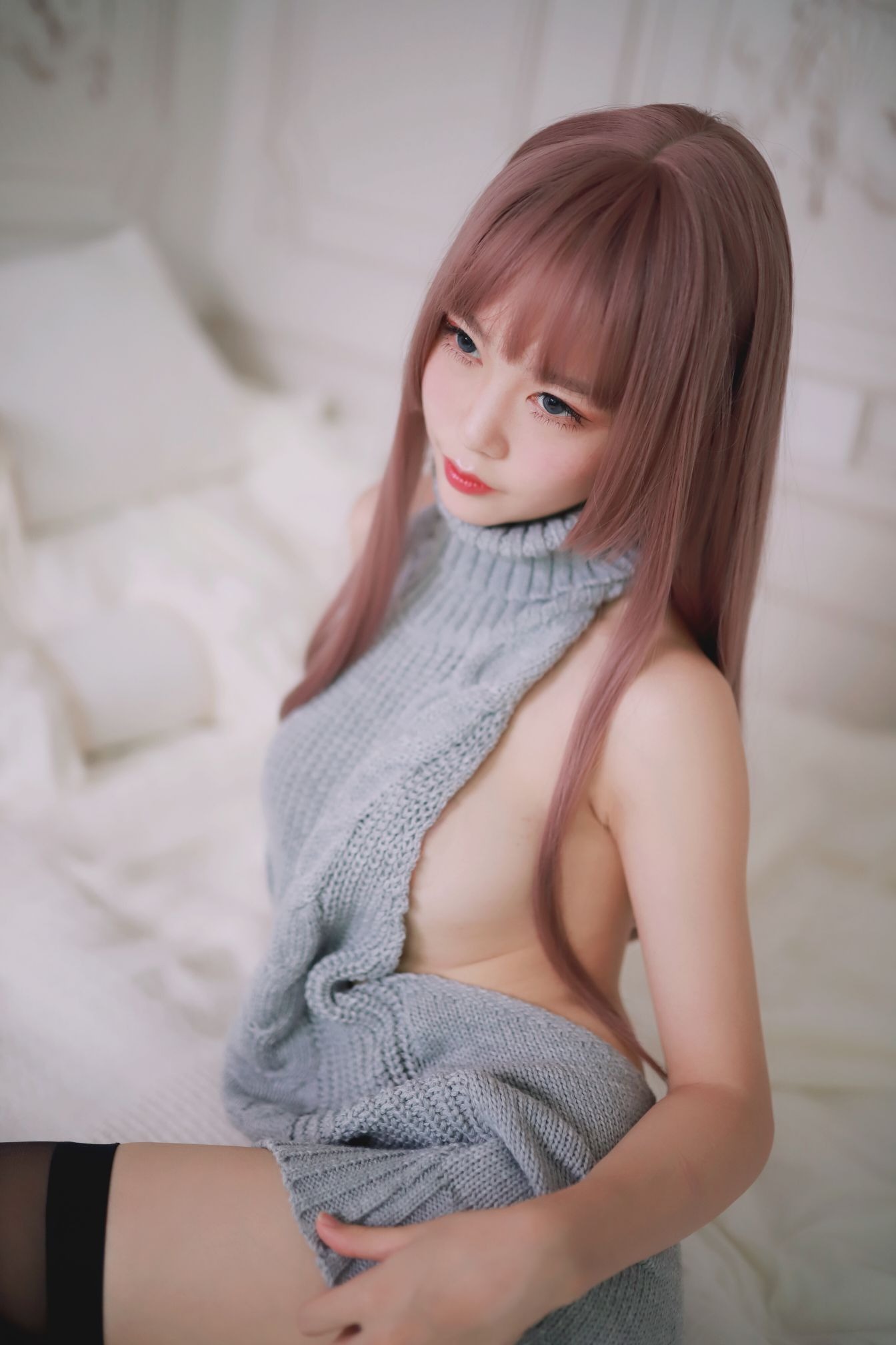 抖娘利世-露背毛衣[30P](10)