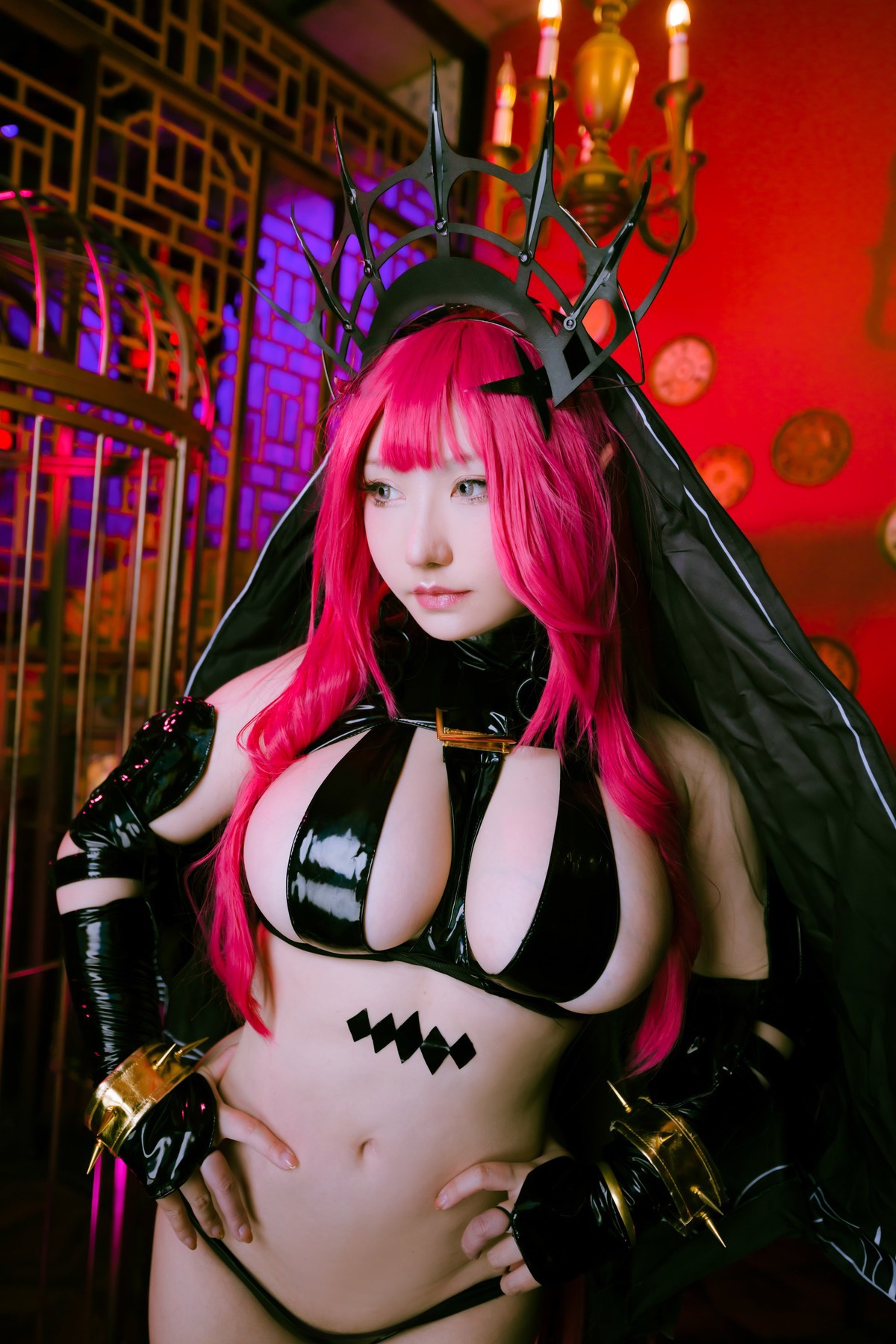 Cosplay SAKUサク Morgan le Fay Set.04(1)