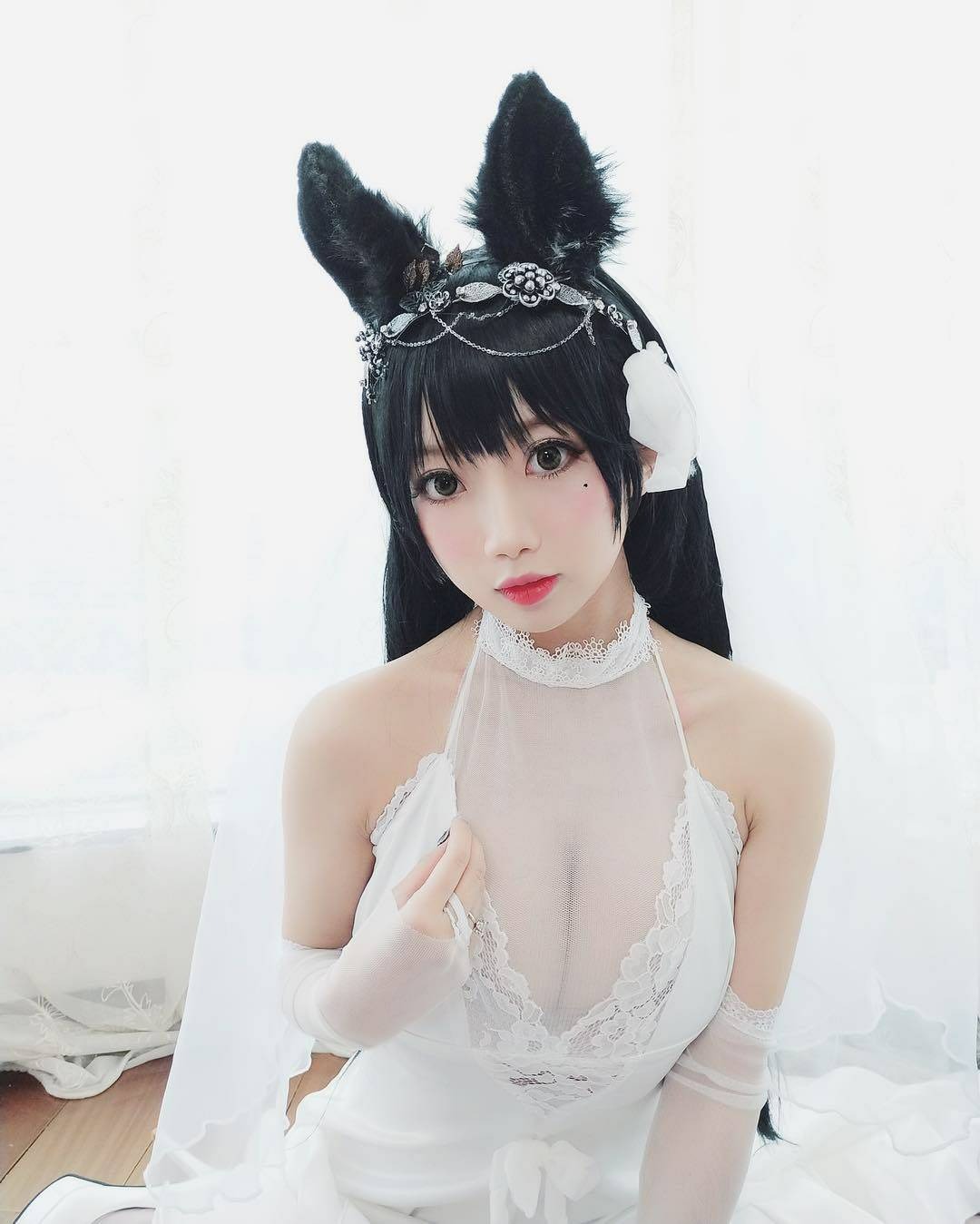 鬼畜瑶在不在w - 爱宕打歌服 .爱宕旗袍.爱宕白色兔女郎. 爱宕花嫁(73)