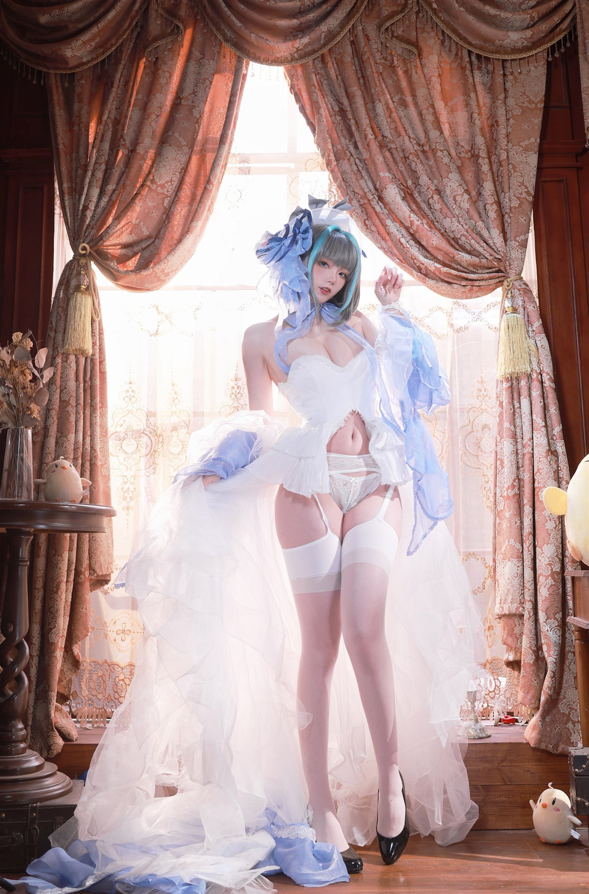 Cosplay 起司块wii 柴郡礼服(5)