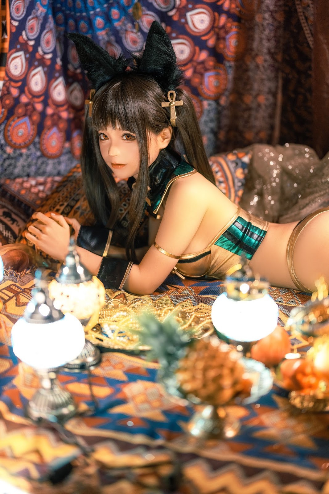 Cosplay 蠢沫沫 Chunmomo 埃及喵(8)