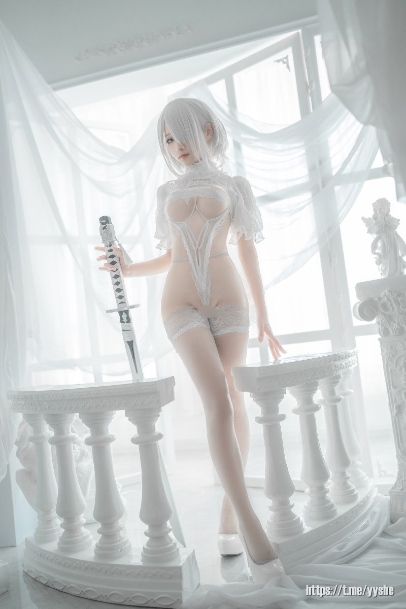 蠢沫沫 - 2B 白婚纱 [59P](34)