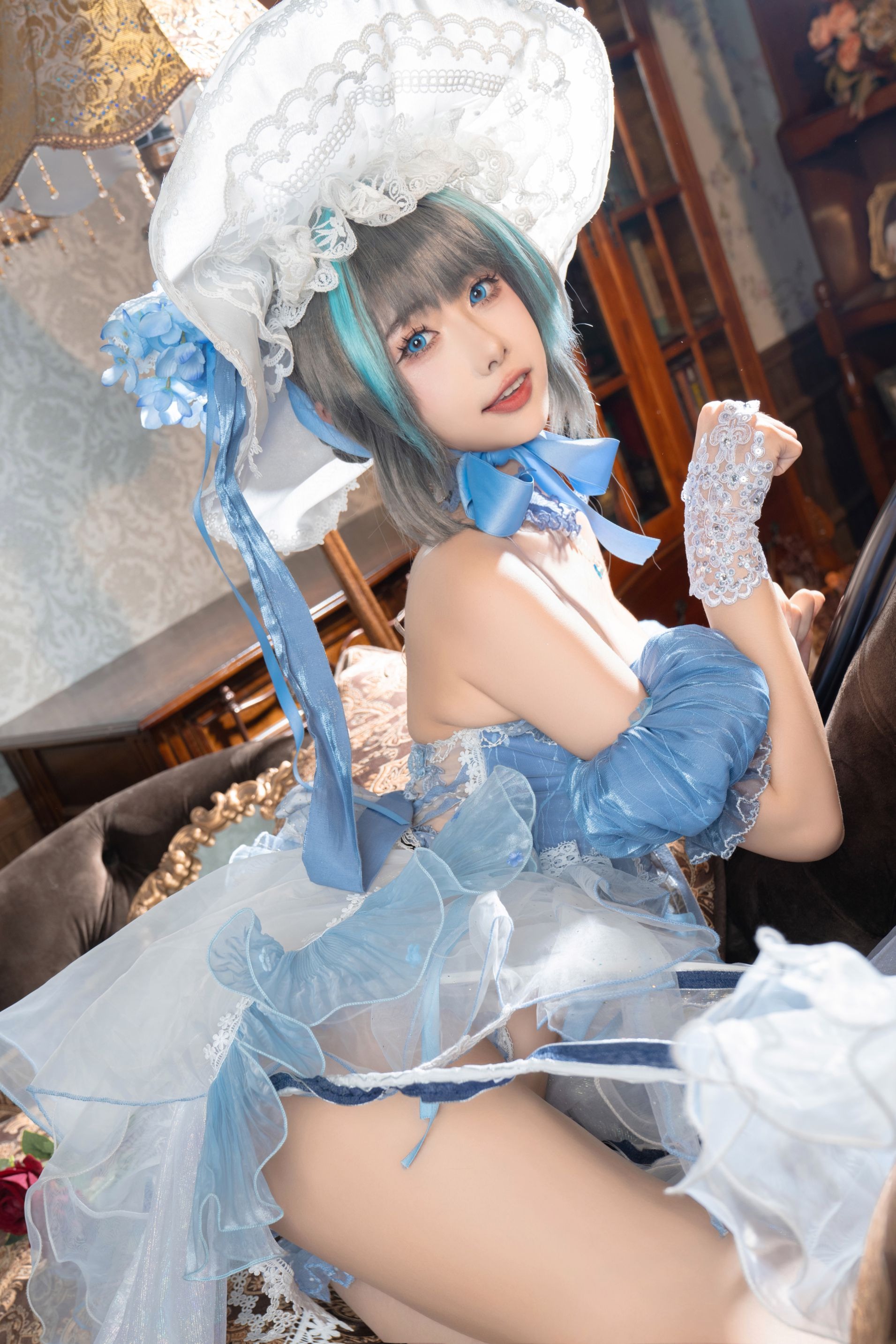 Momoko葵葵 柴郡本 礼服+旗袍 [70P-690MB](10)