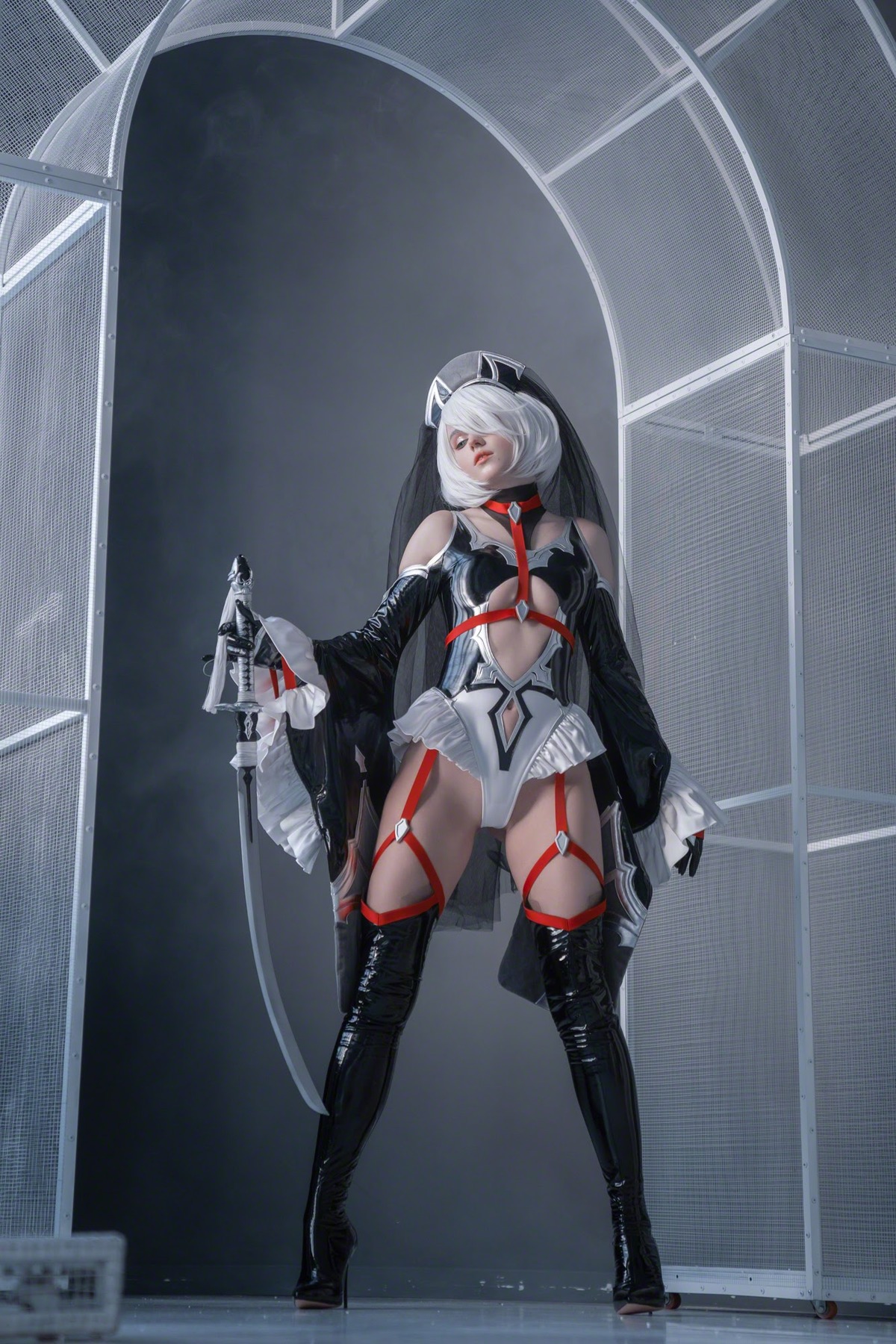 Shirogane Cosplay 2B ヨルハ２号Ｂ型 Bride Ver.(8)