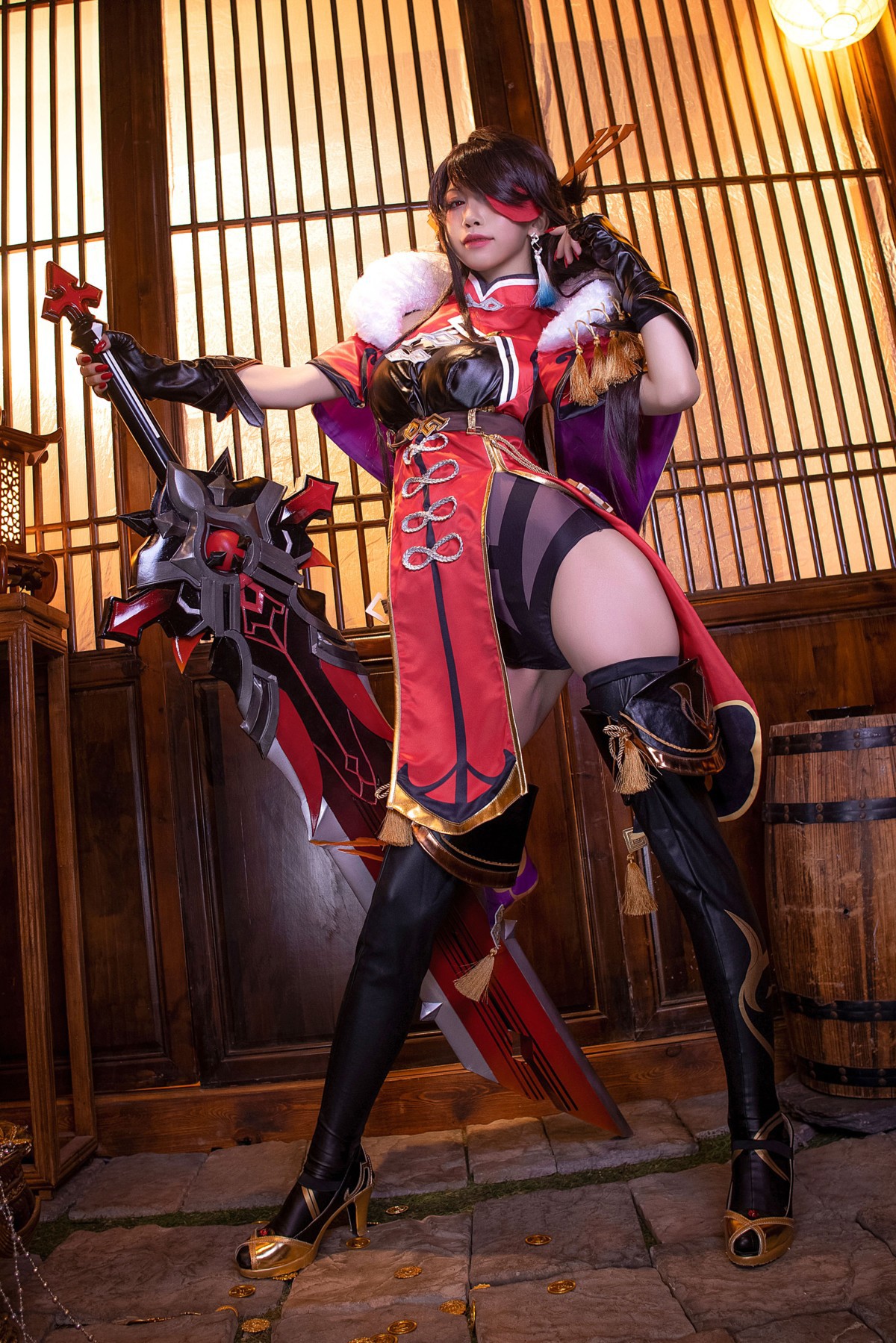Cosplay 水淼Aqua 北斗凝光 Set.01(18)