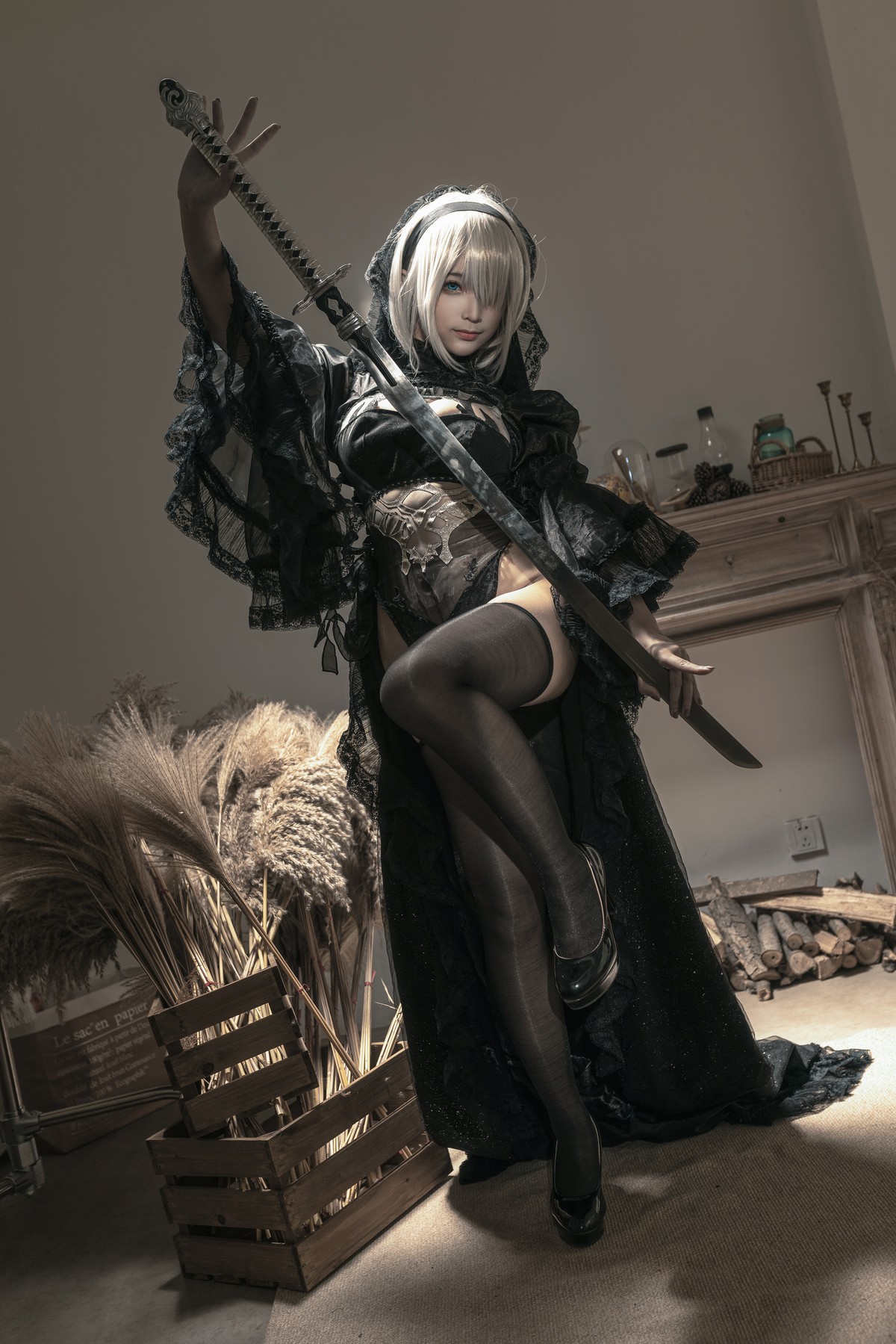 Cosplay 蠢沫沫 Chunmomo 尼尔纪元 黑花嫁