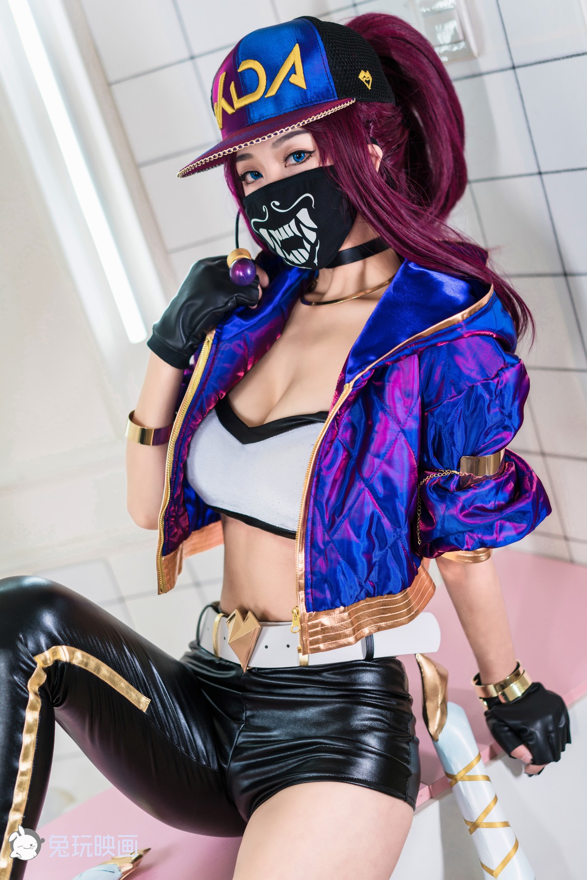 Cosplay 兔玩映画 KDA阿卡丽(12)