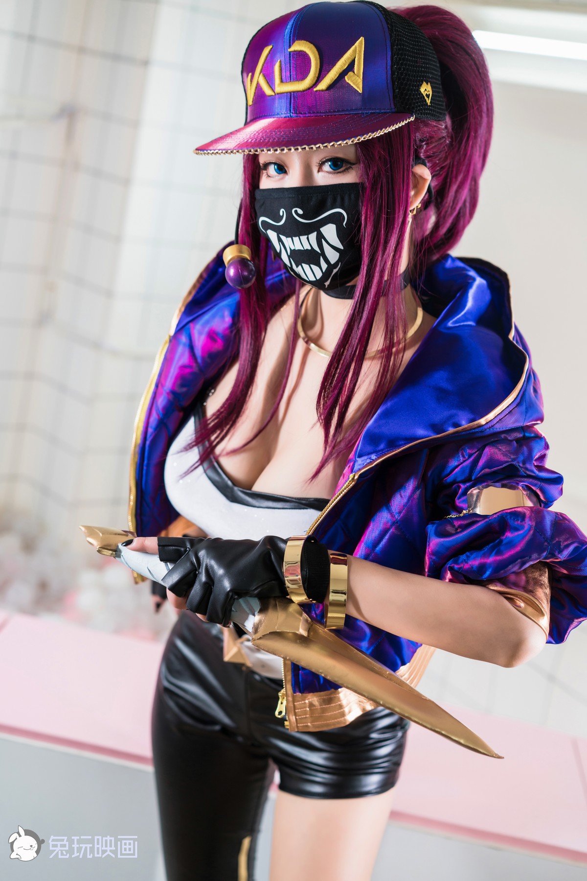 Cosplay 兔玩映画 KDA阿卡丽(10)