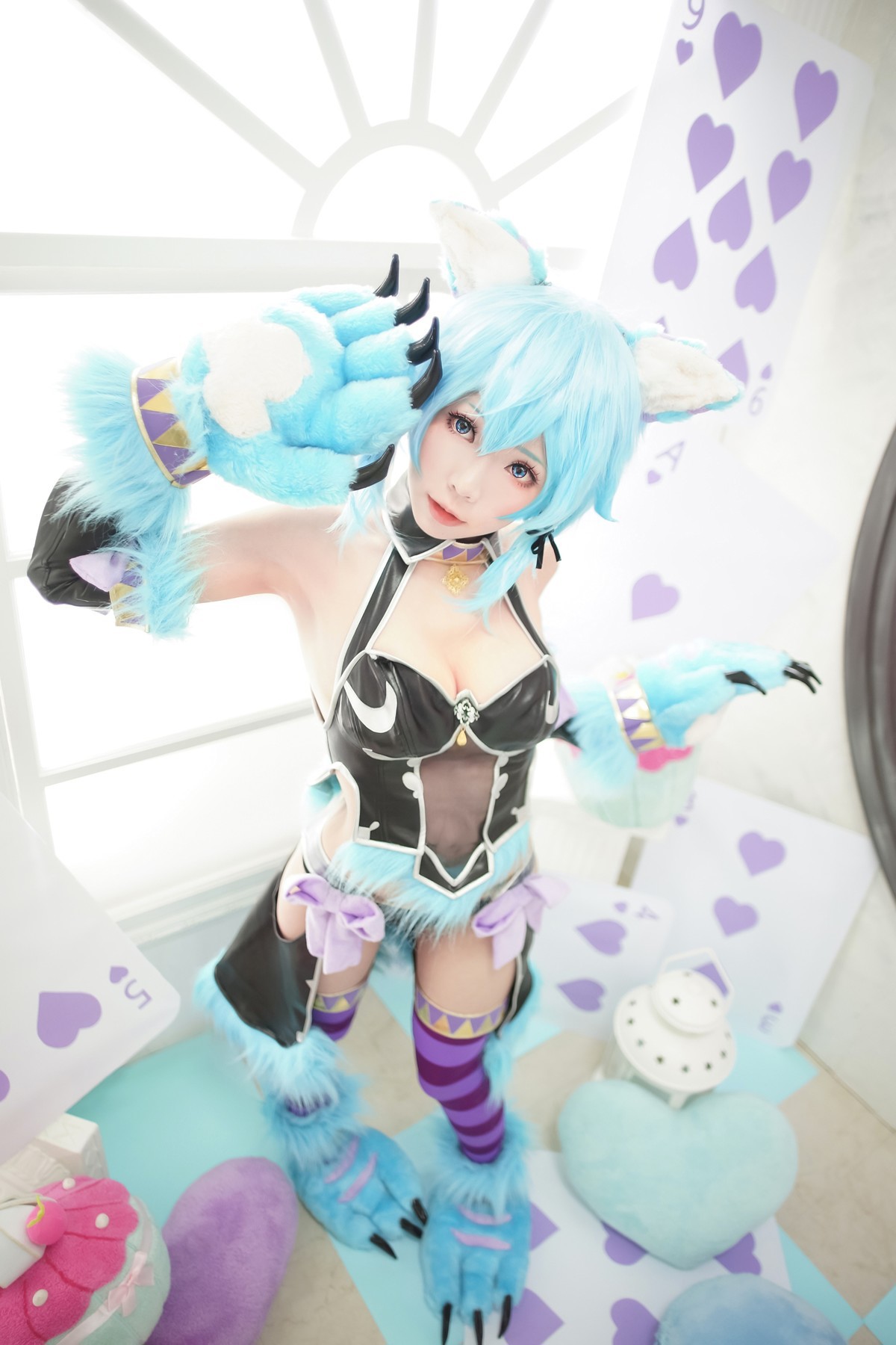 Cosplay ElyEE子 诗乃扑克猫(15)