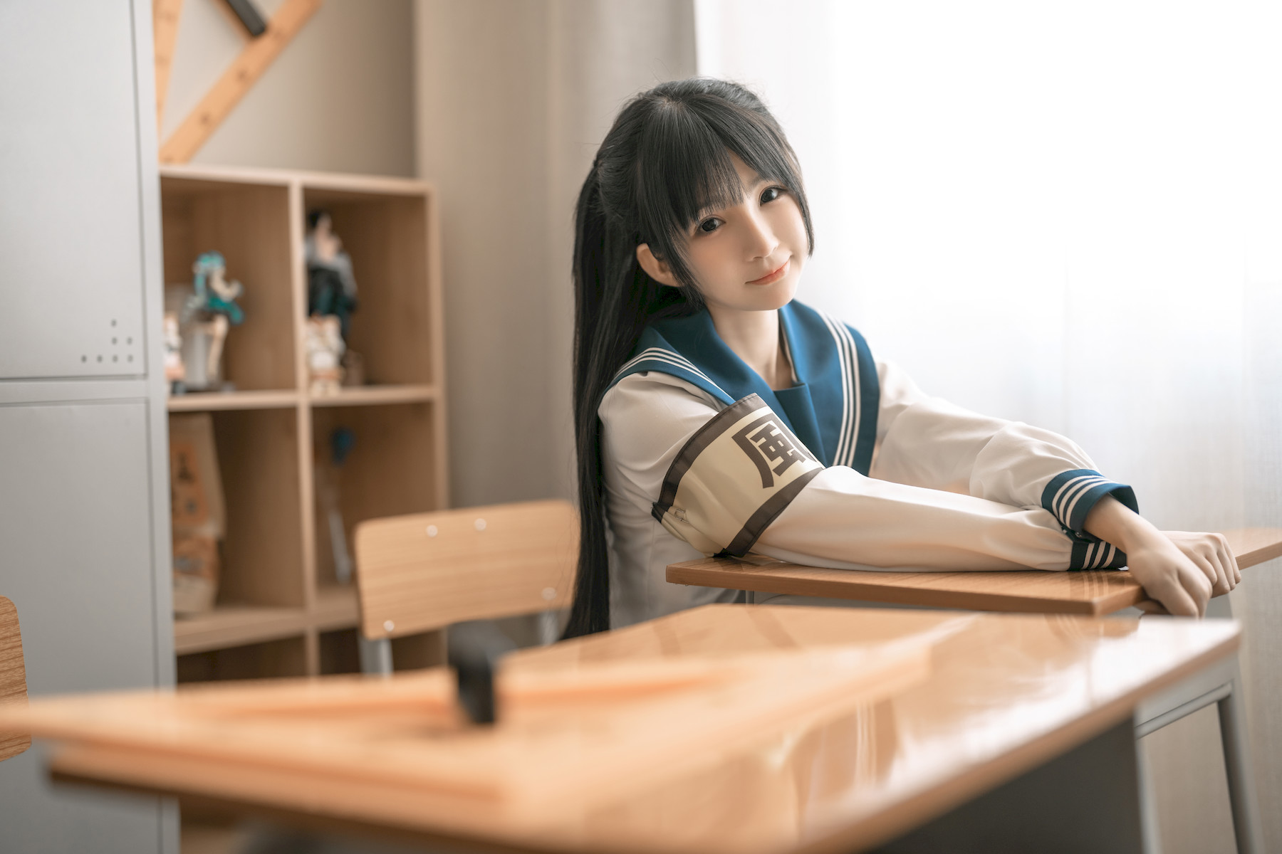 桜井宁宁 Cosplay 风纪委员(17)