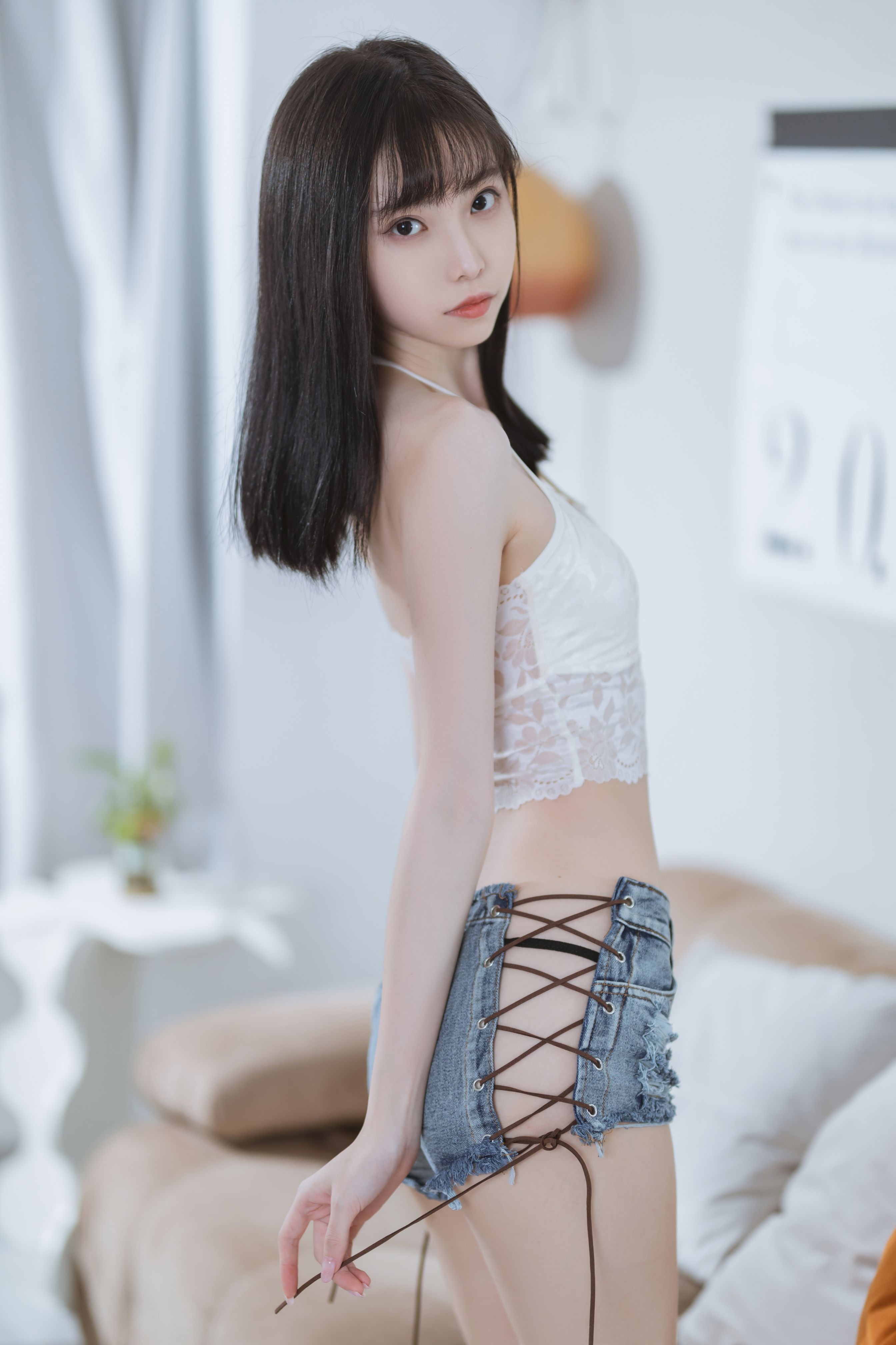 许岚 纯欲吊带(4)