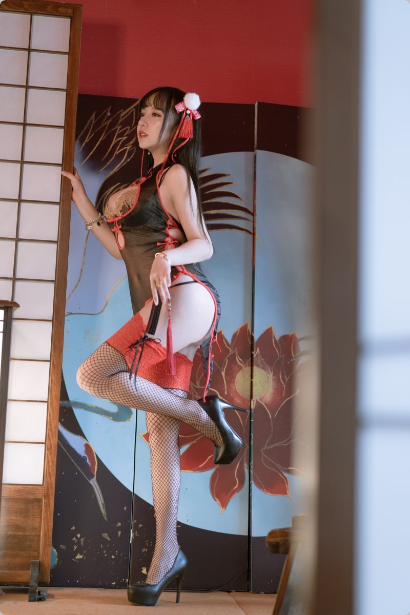 [Cos]过期米线线喵 - 新年旗袍[60P](29)