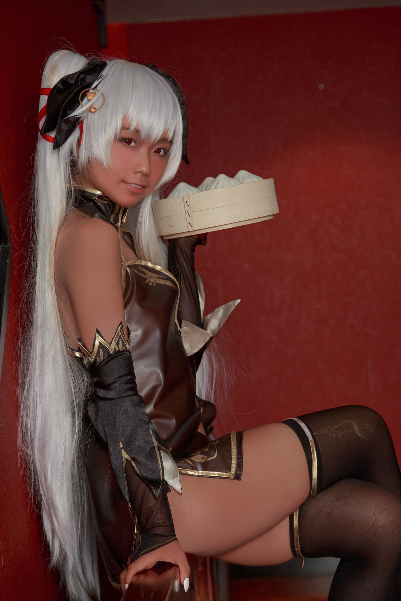 [G44不會受傷] 褐色旗袍娘 Brown Cheongsam Girl(13)