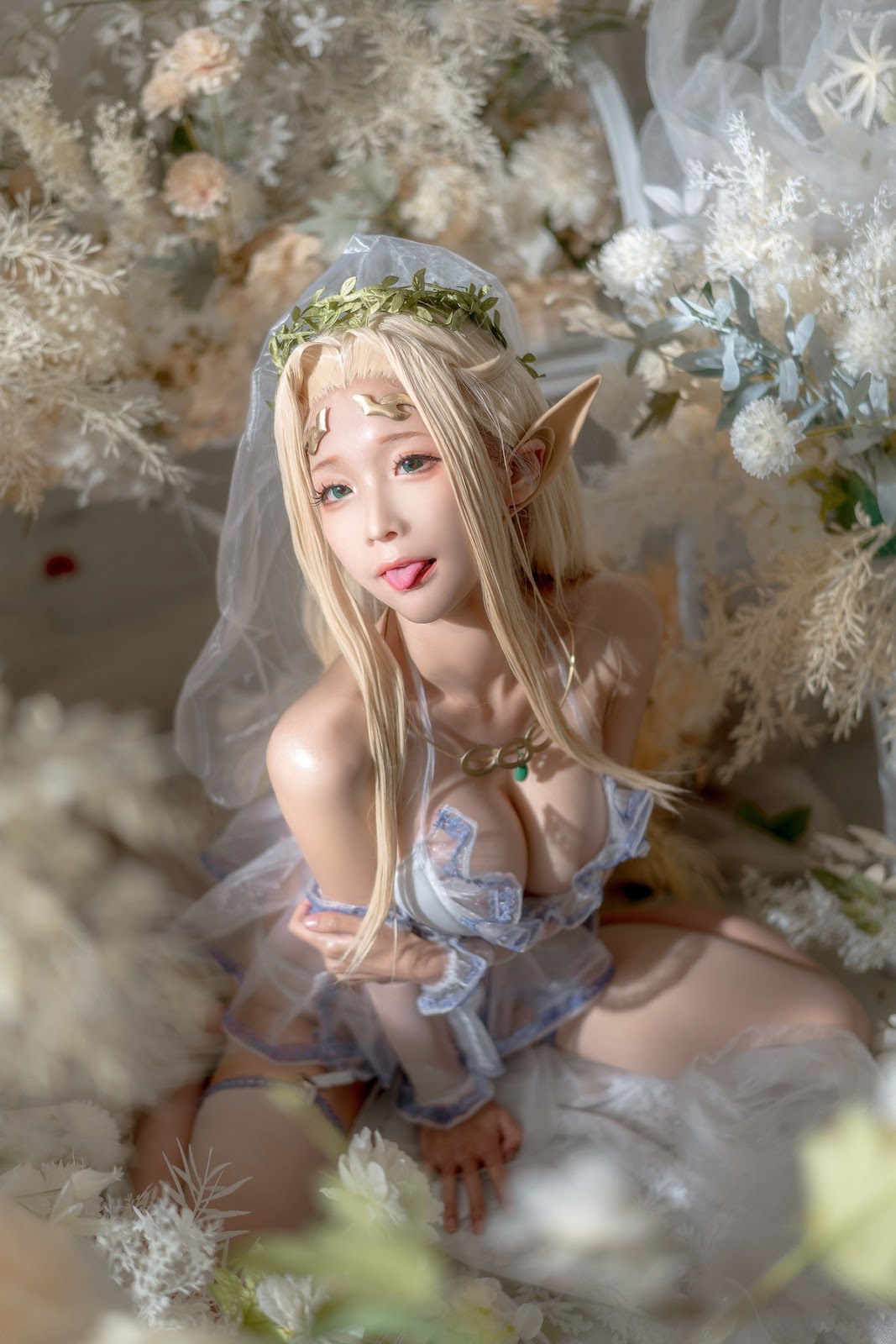 [蠢沫沫] 白精灵 婚纱(29)