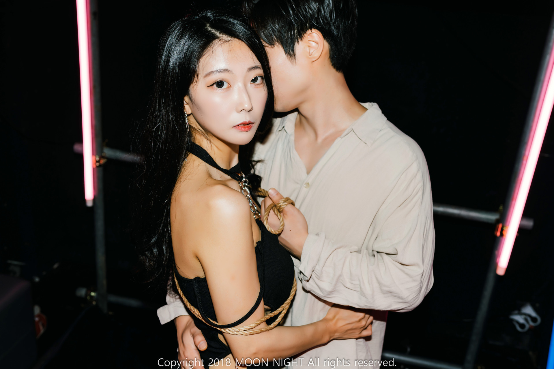 Mona 모나, [Moon Night Snap] SM Club 아트 본디지 (with 마스터) Set.01(11)
