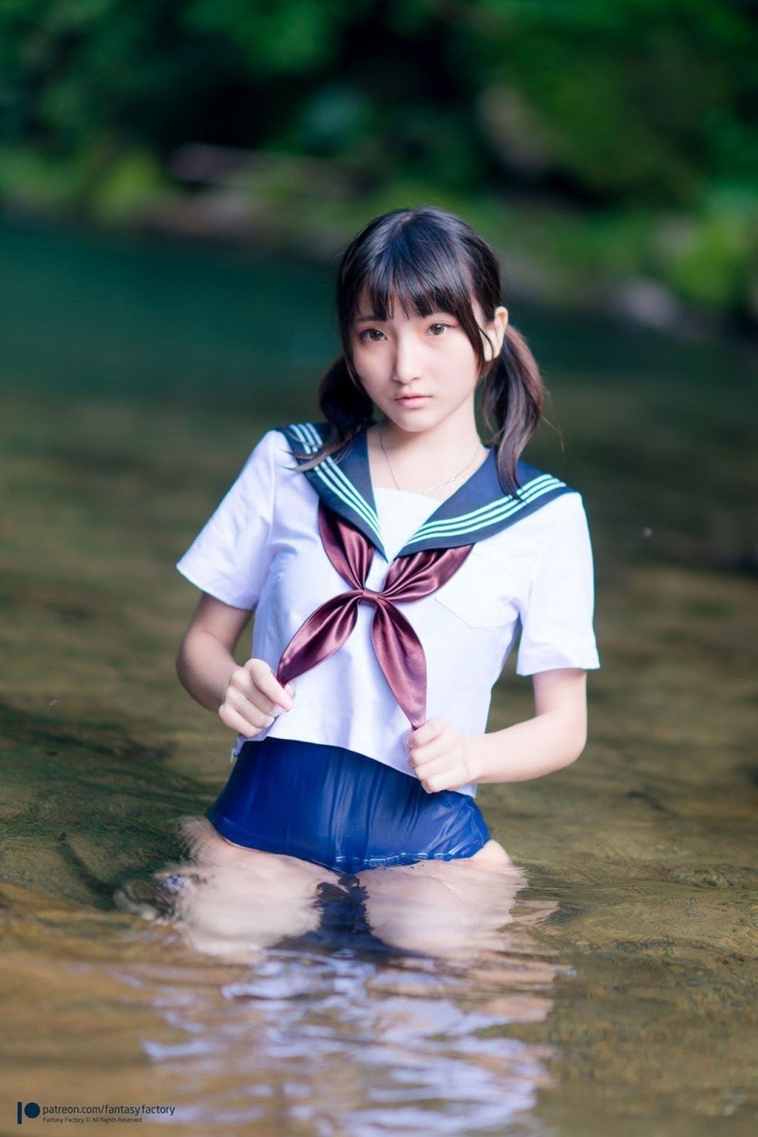 [小丁Patron] High School Girl with Pretty Pussy 皮衣濕身誘惑 (Fantasy Factory)(31)