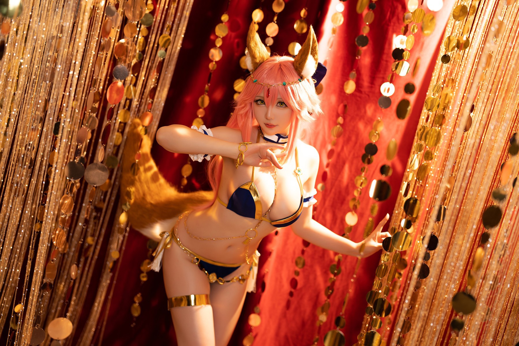 星之迟迟 Cosplay 玉藻前舞娘(15)
