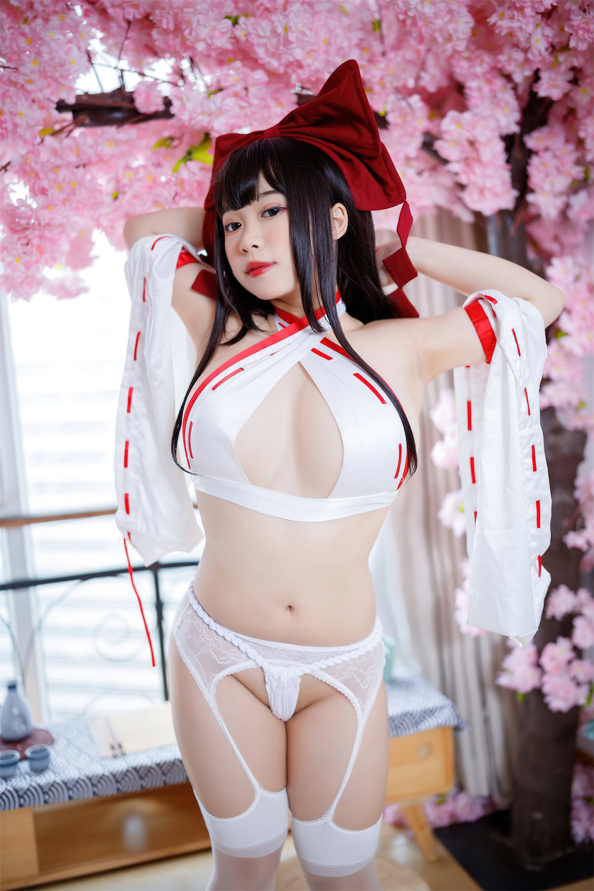 Cosplay 胡桃猫Kurumineko 欲望神社巫(31)
