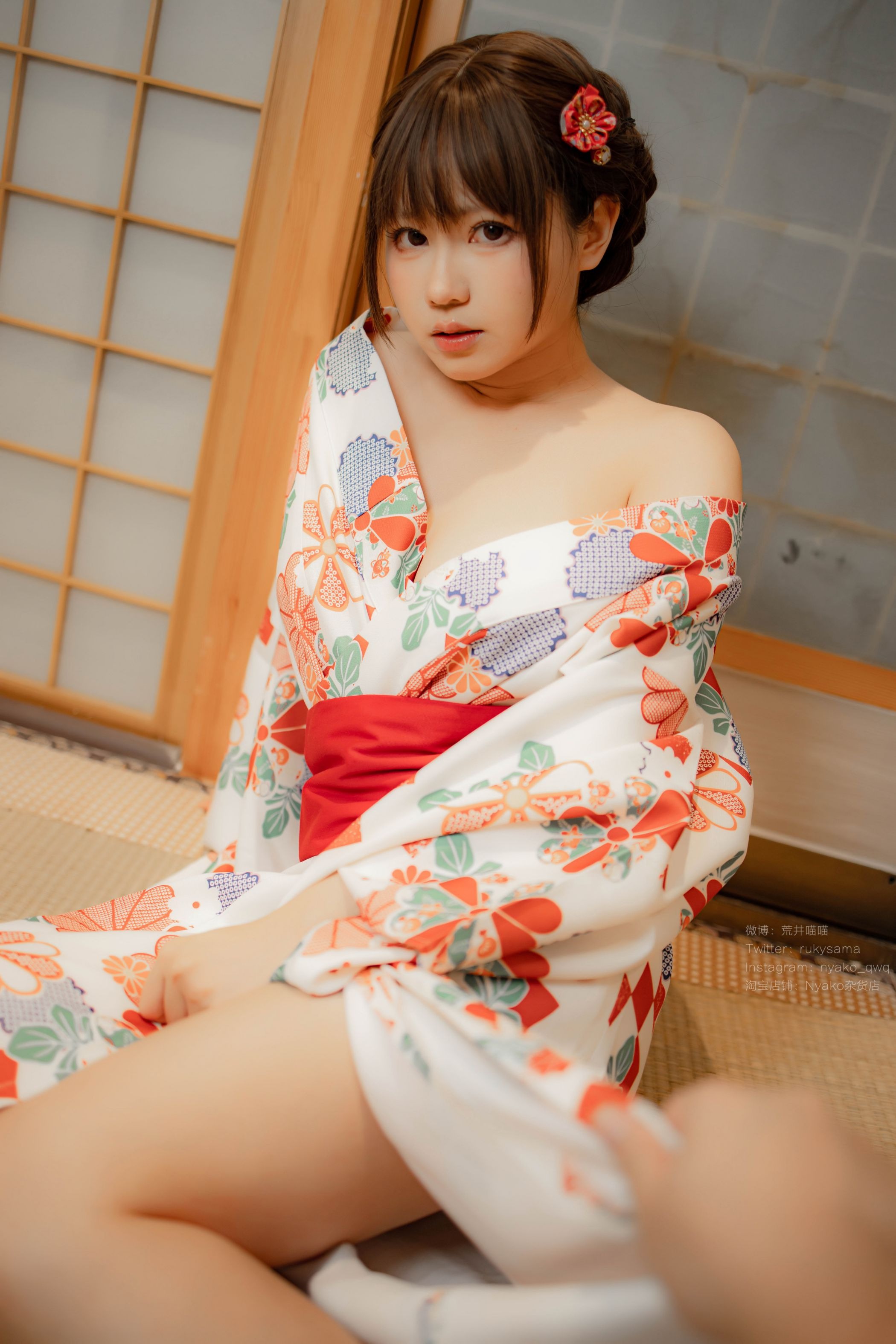 喵子Nyako #Nyako喵子 电子版41 和风烂漫 浴衣(26)