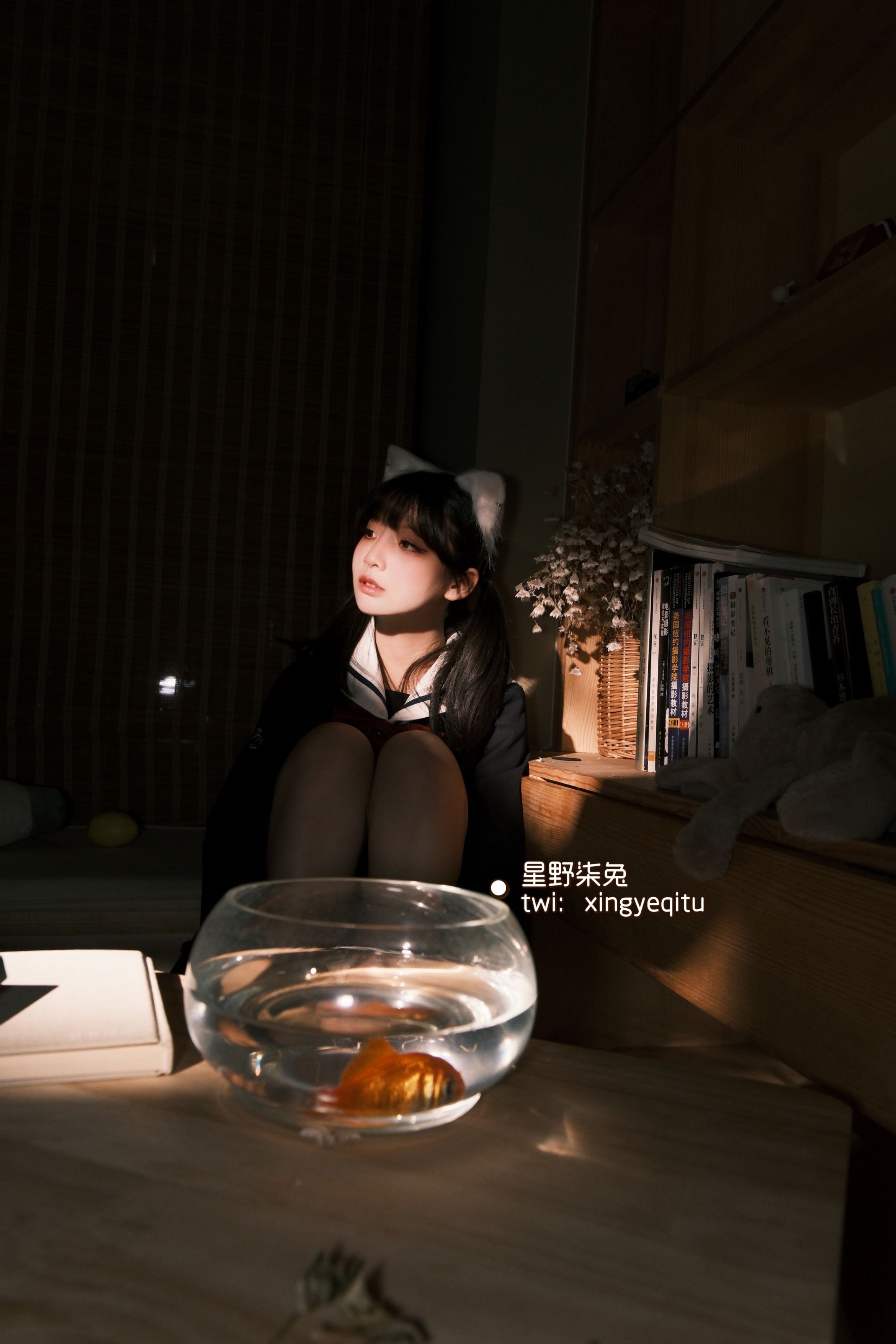 星野柒兔 放课后的吔鱼少女[59P1V-417MB](2)