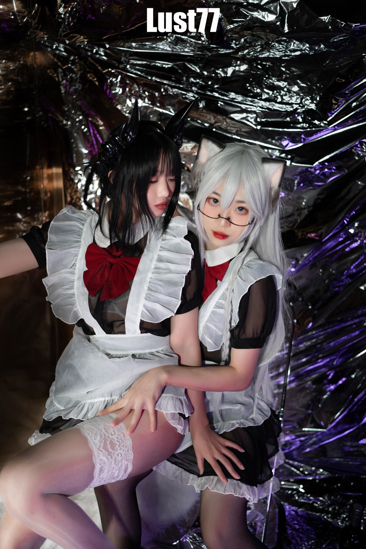 Cosplay 柒柒要乖哦 女仆の惩戒课 Set.01(27)