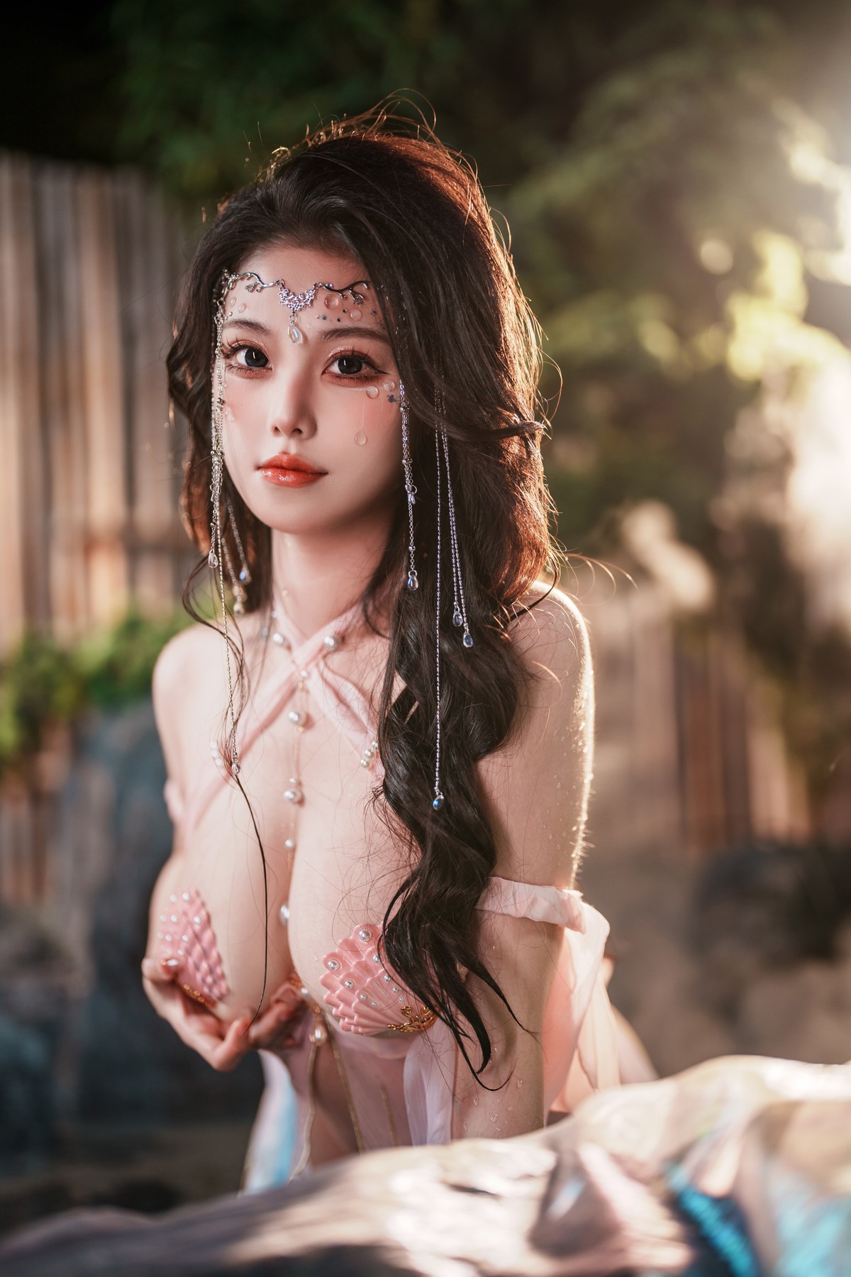 Cosplay 蜜汁猫裘 美人鱼(43)